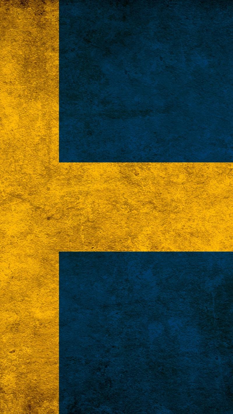 Download wallpapers sweden, colors, flag iphone se/5s/5c/5