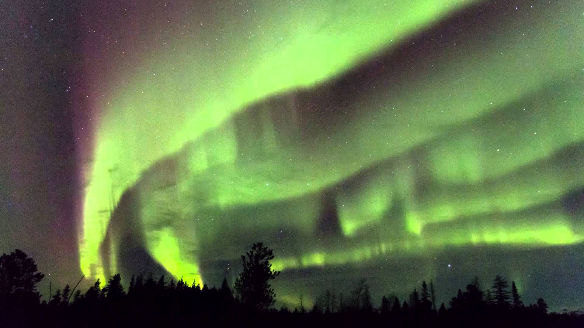 Northern Lights Dance Over Glacier Bay National Park, Alaska