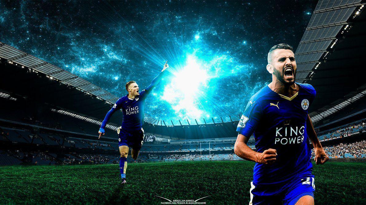 wallpapers for riyad mahrez and jamie vardy