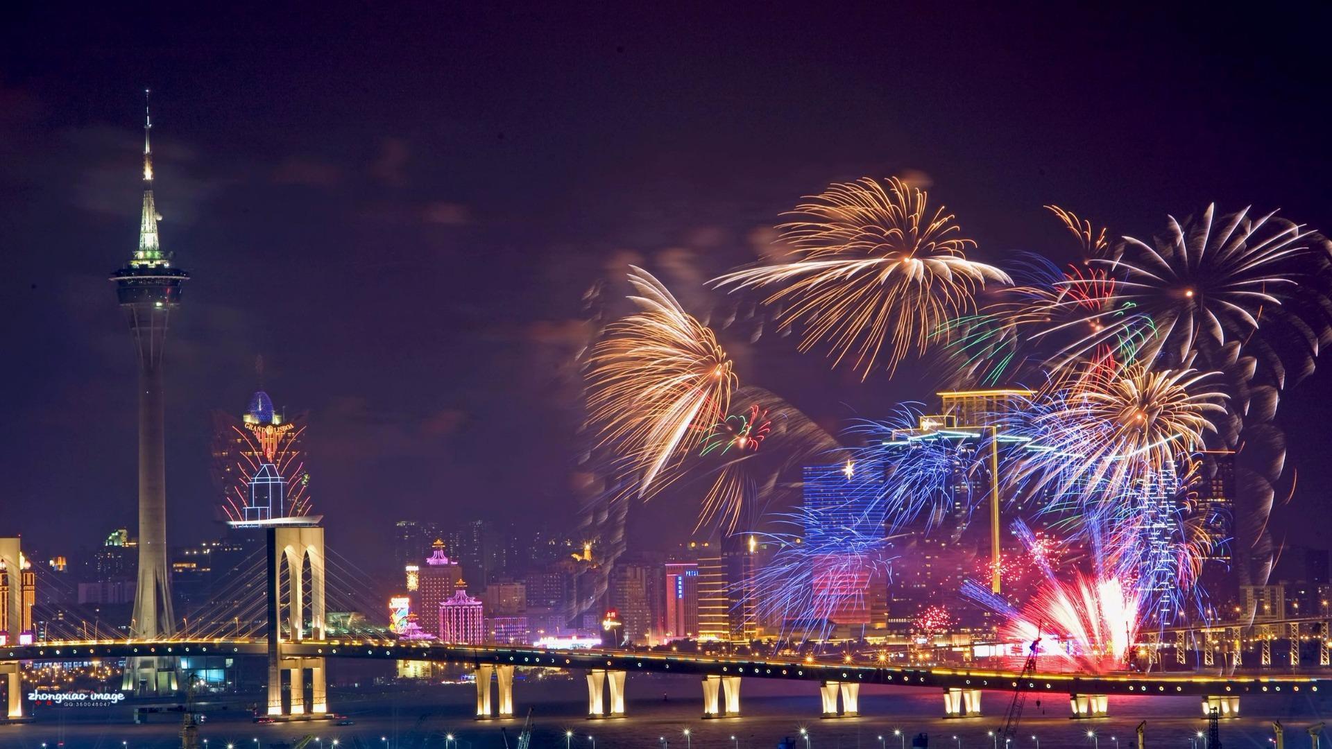 Macao International Fireworks Contest HD Wallpapers