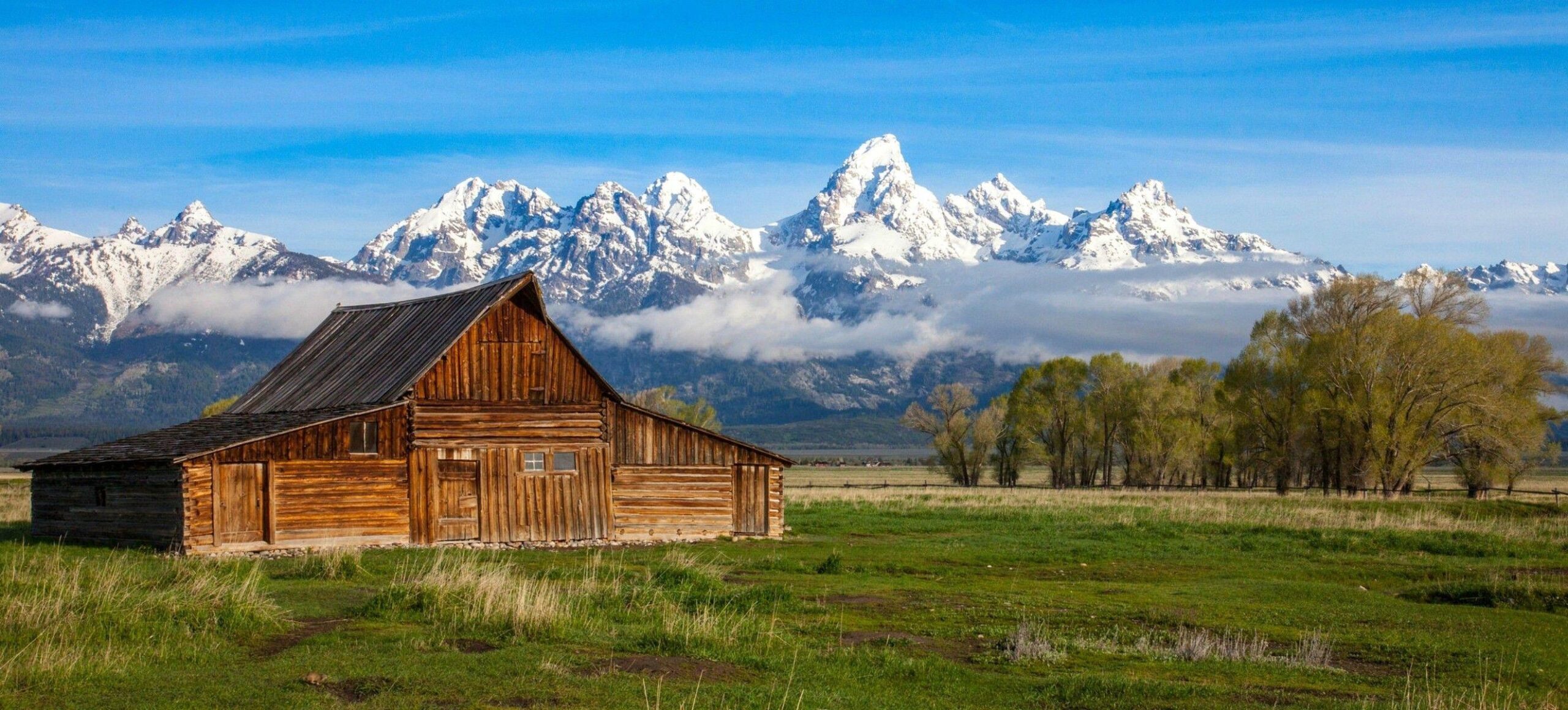 Mountain: Nature Tetons Mountains Grand Wyoming Barn Usa Wallpapers