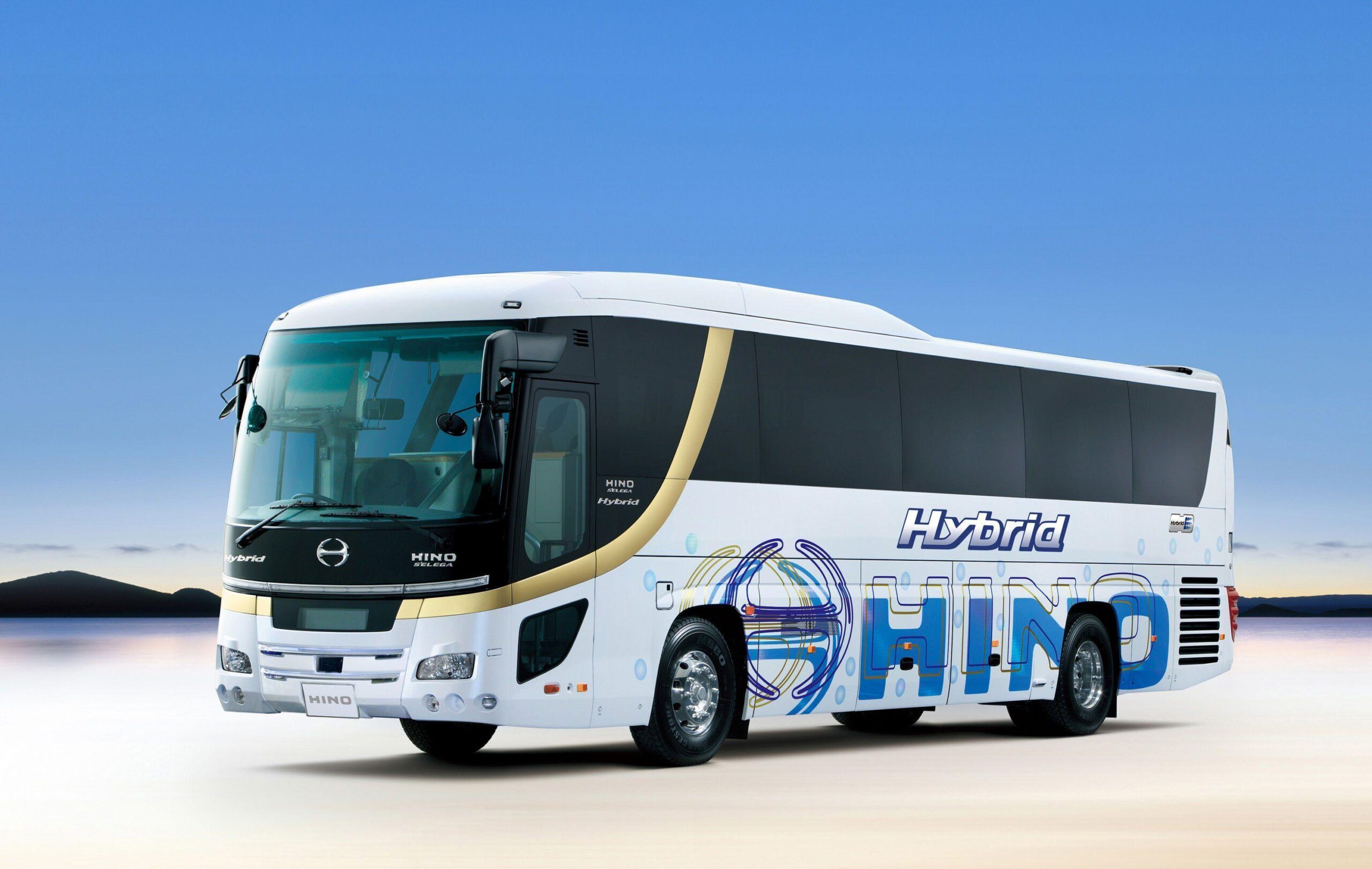 2008 Hino Selega Hybrid bus transport wallpapers