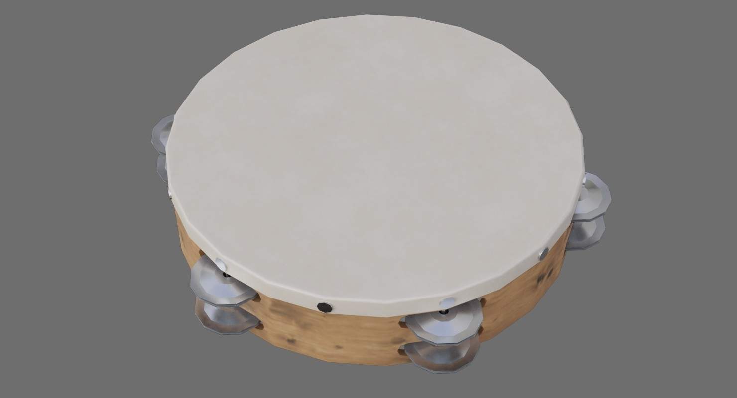 Tambourine 3D Model