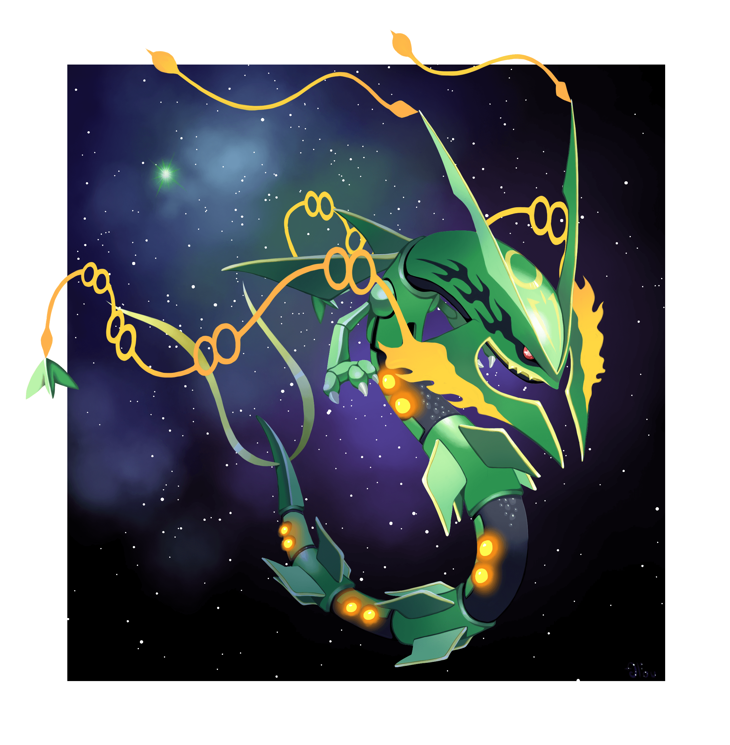 Mega Rayquaza by Tomycase