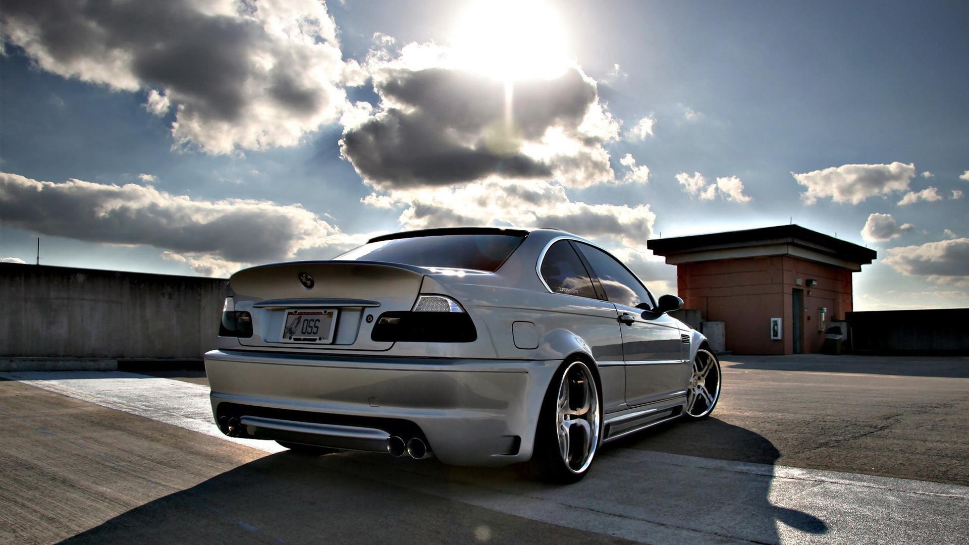 Custom silver BMW 3 Series