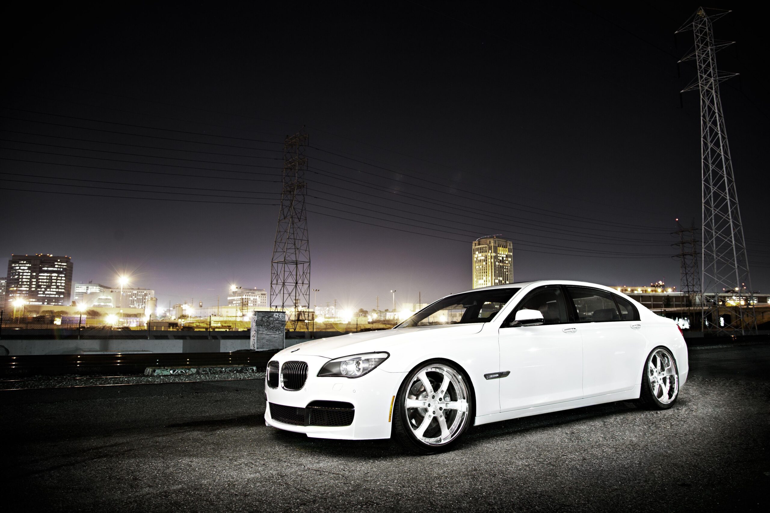 White BMW 7 series wallpapers and image