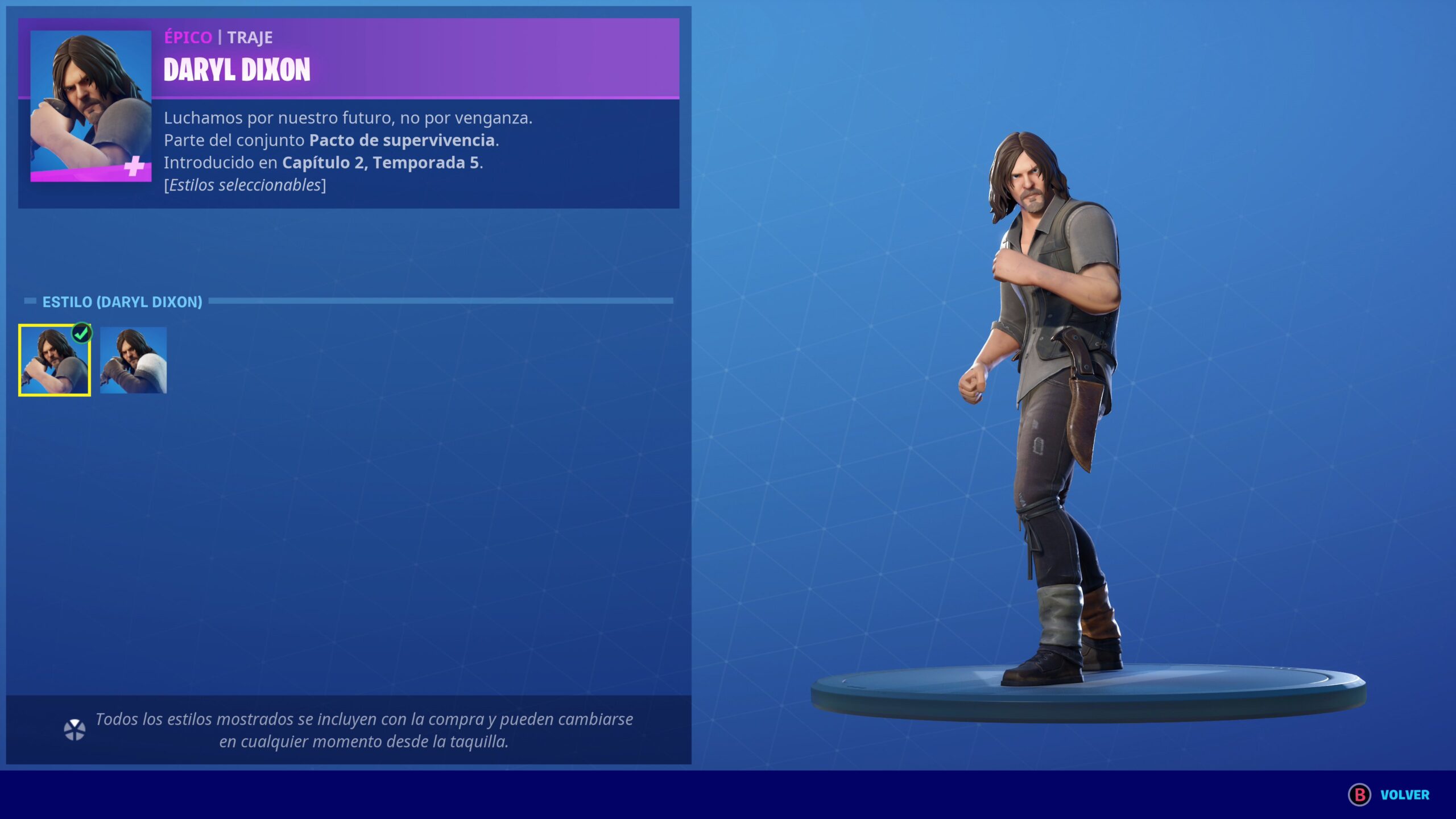 Daryl Dixon Fortnite wallpapers