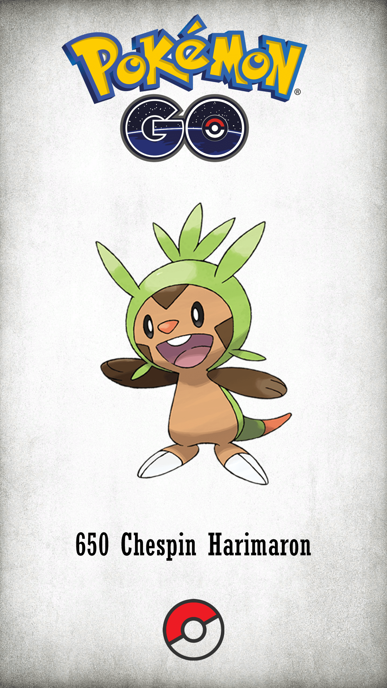 650 Character Chespin Harimaron