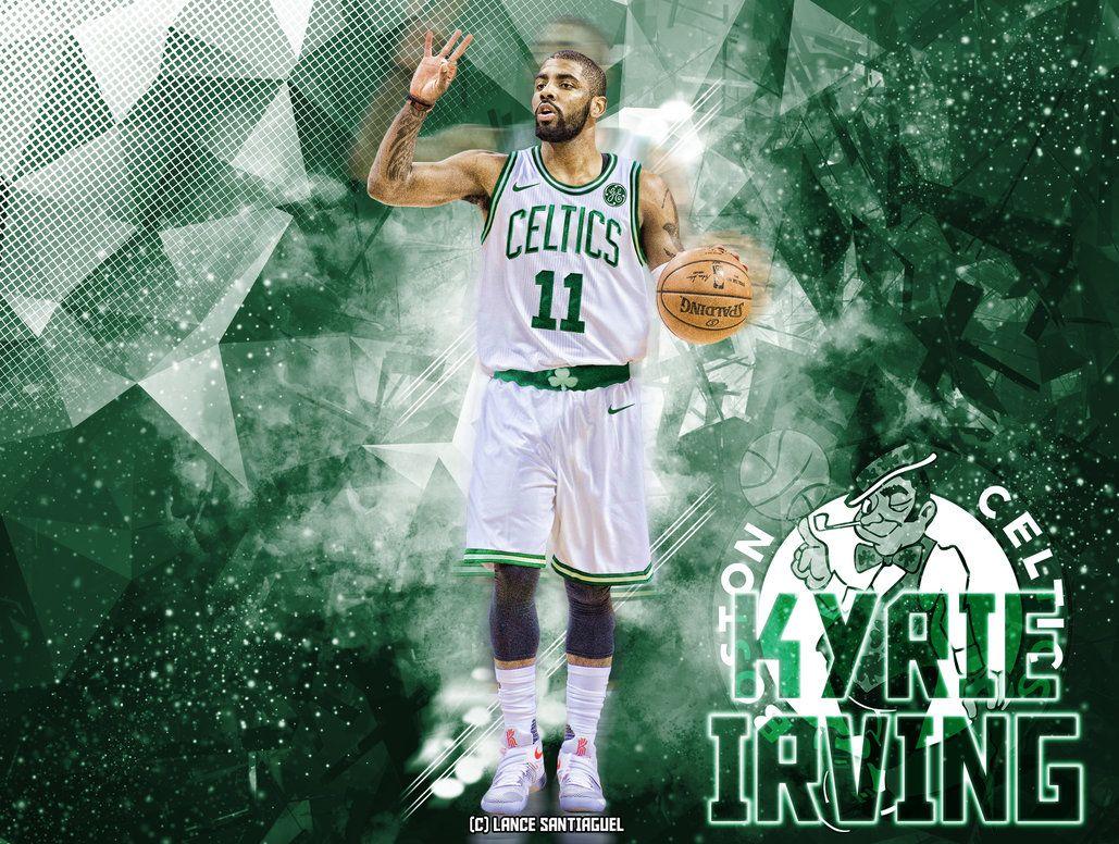 Kyrie Irving to Boston Celtics Fan Art by Lancetastic27