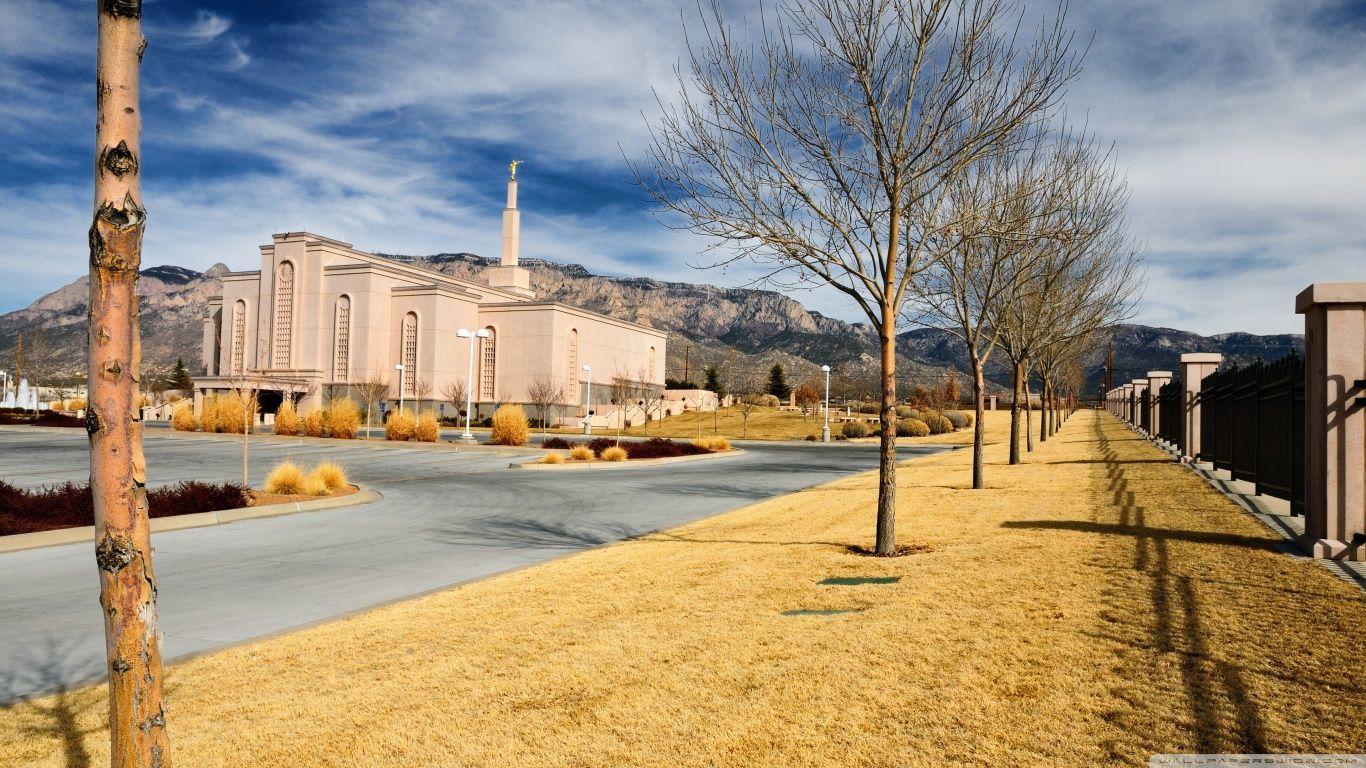 Albuquerque New Mexico LDS Temple HD desktop wallpapers : High