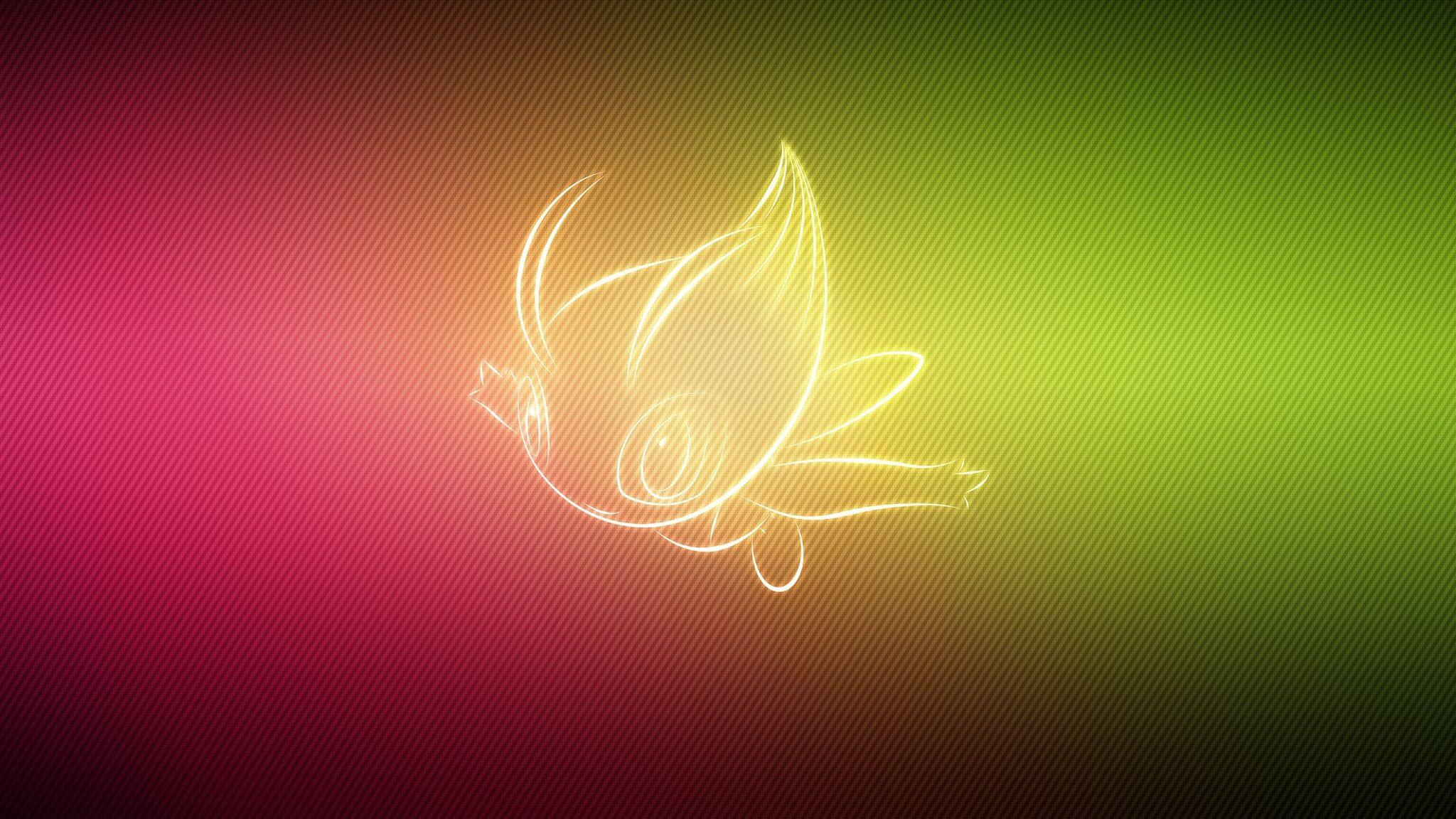 Download wallpapers pokemon, form, celebi ultrawide monitor