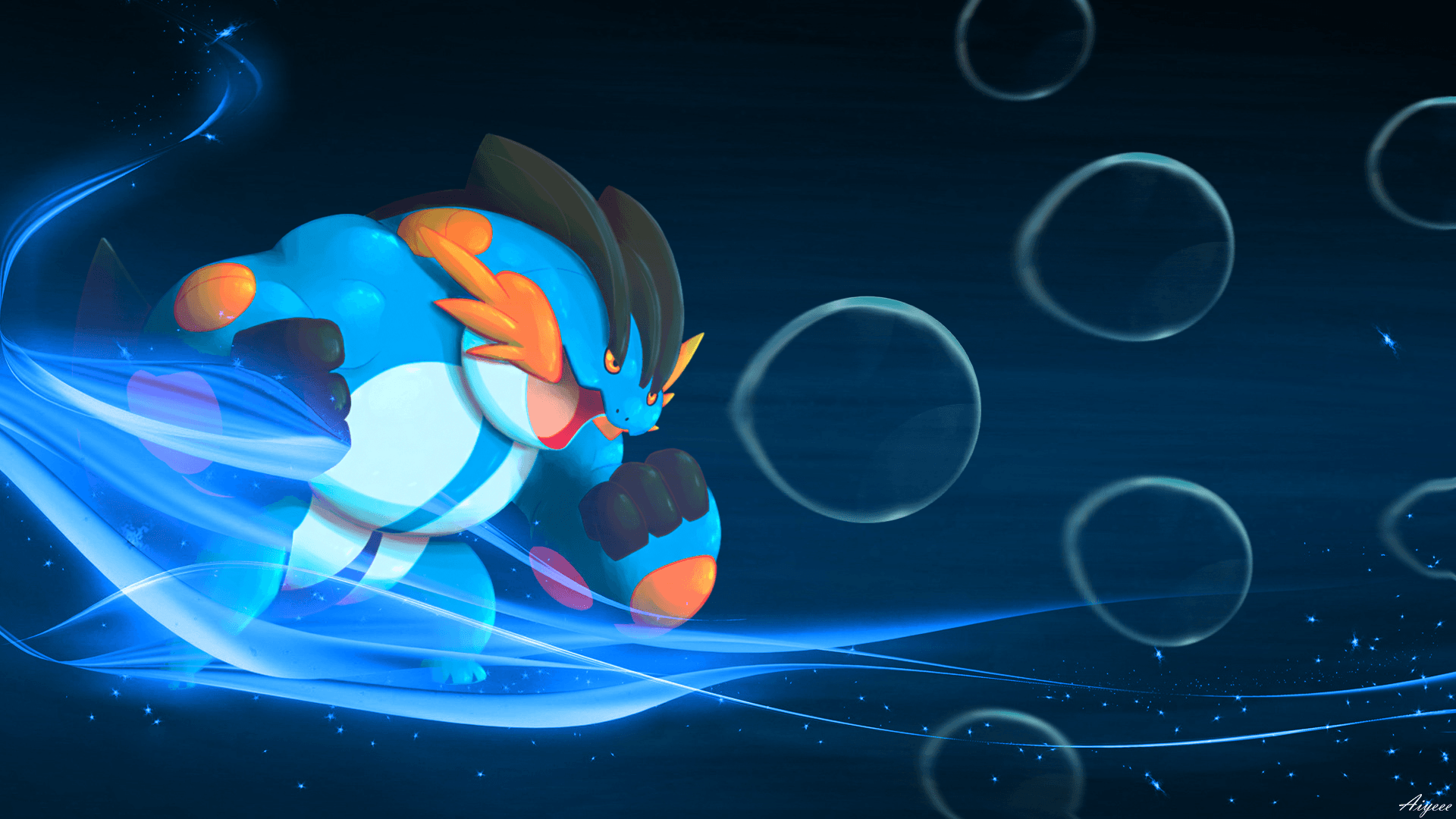 Swampert by Aiyeee