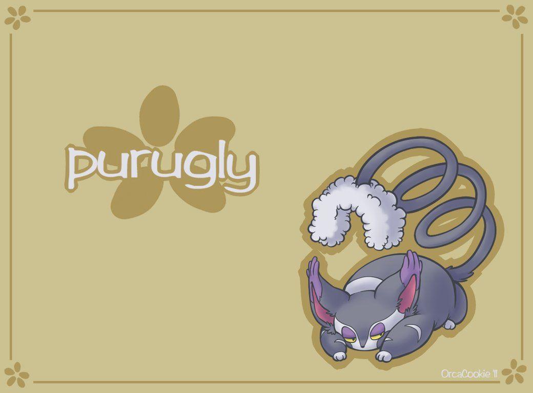 Purugly Desktop Wallpapers by OrcaCookie