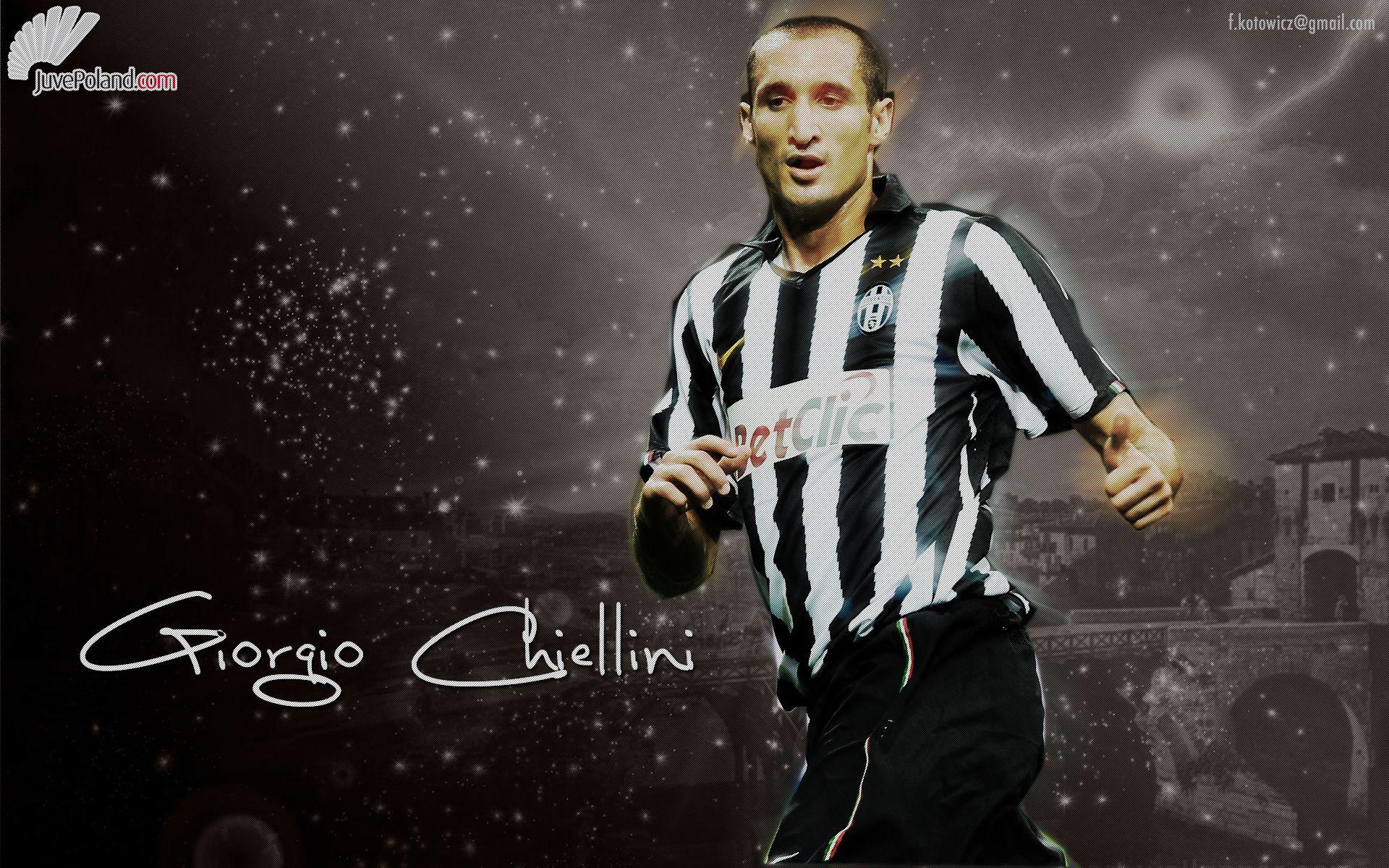 Juventus Giorgio Chiellini in dark colors wallpapers and image