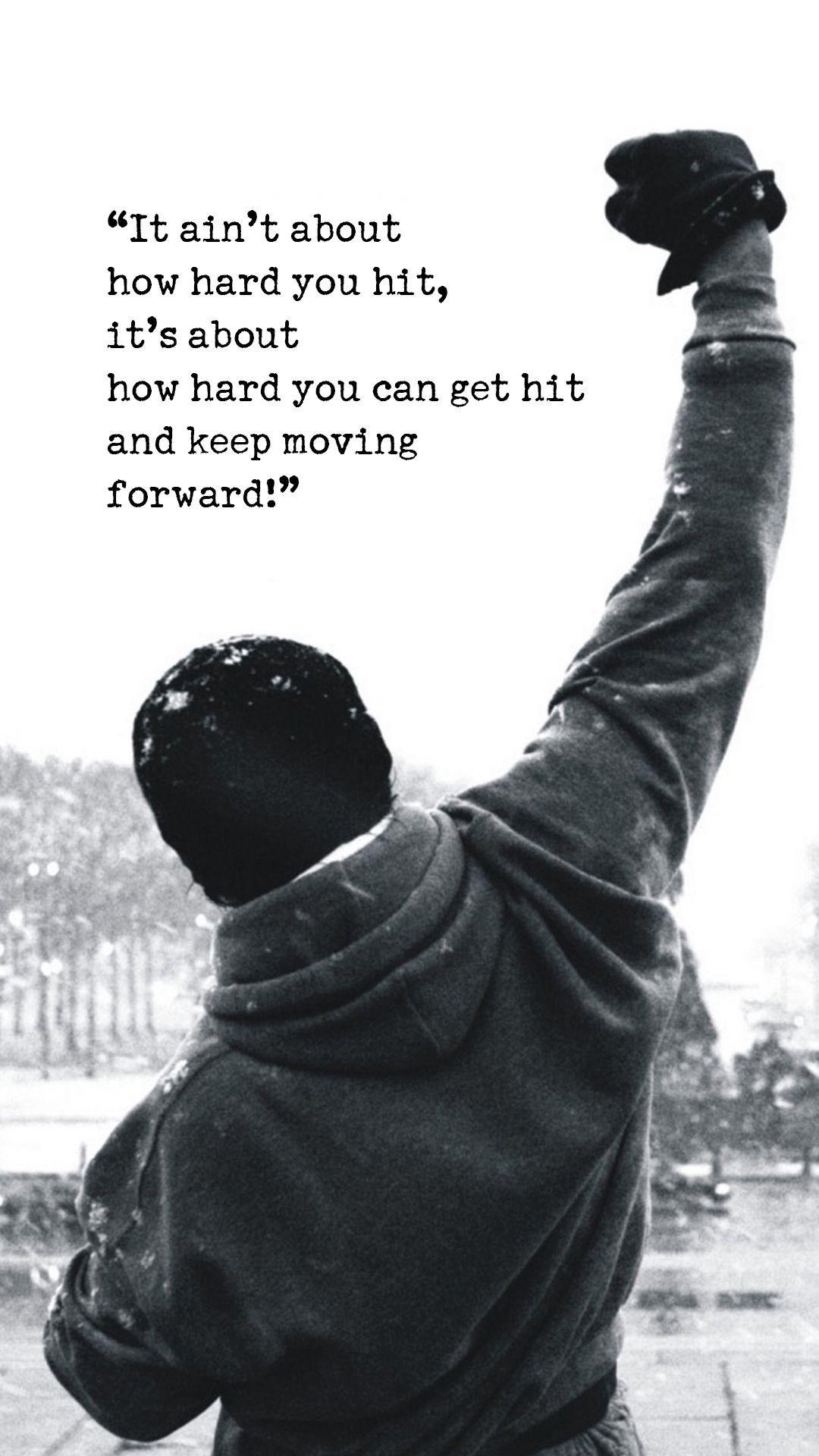 Rocky Balboa Motivational Words iPhone 6 Plus HD Wallpapers