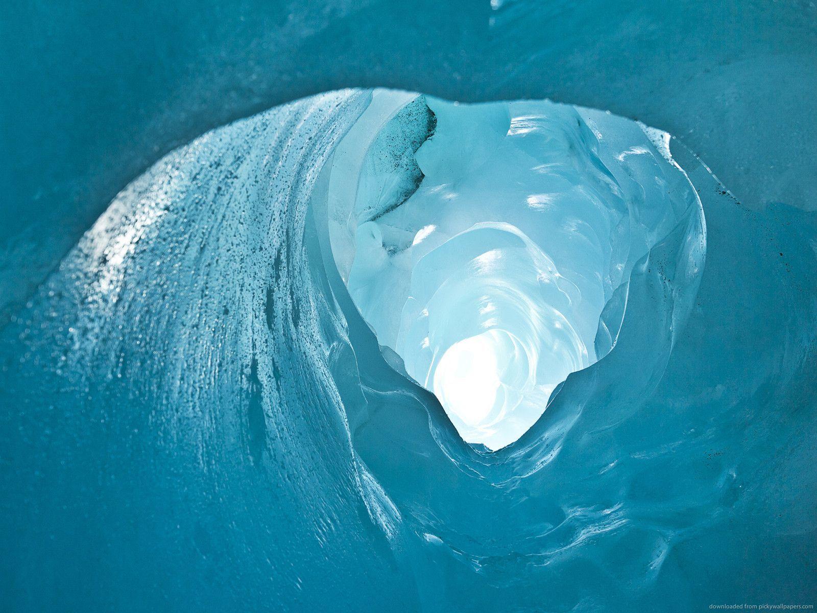 Download Hole In A Glacier Wallpapers