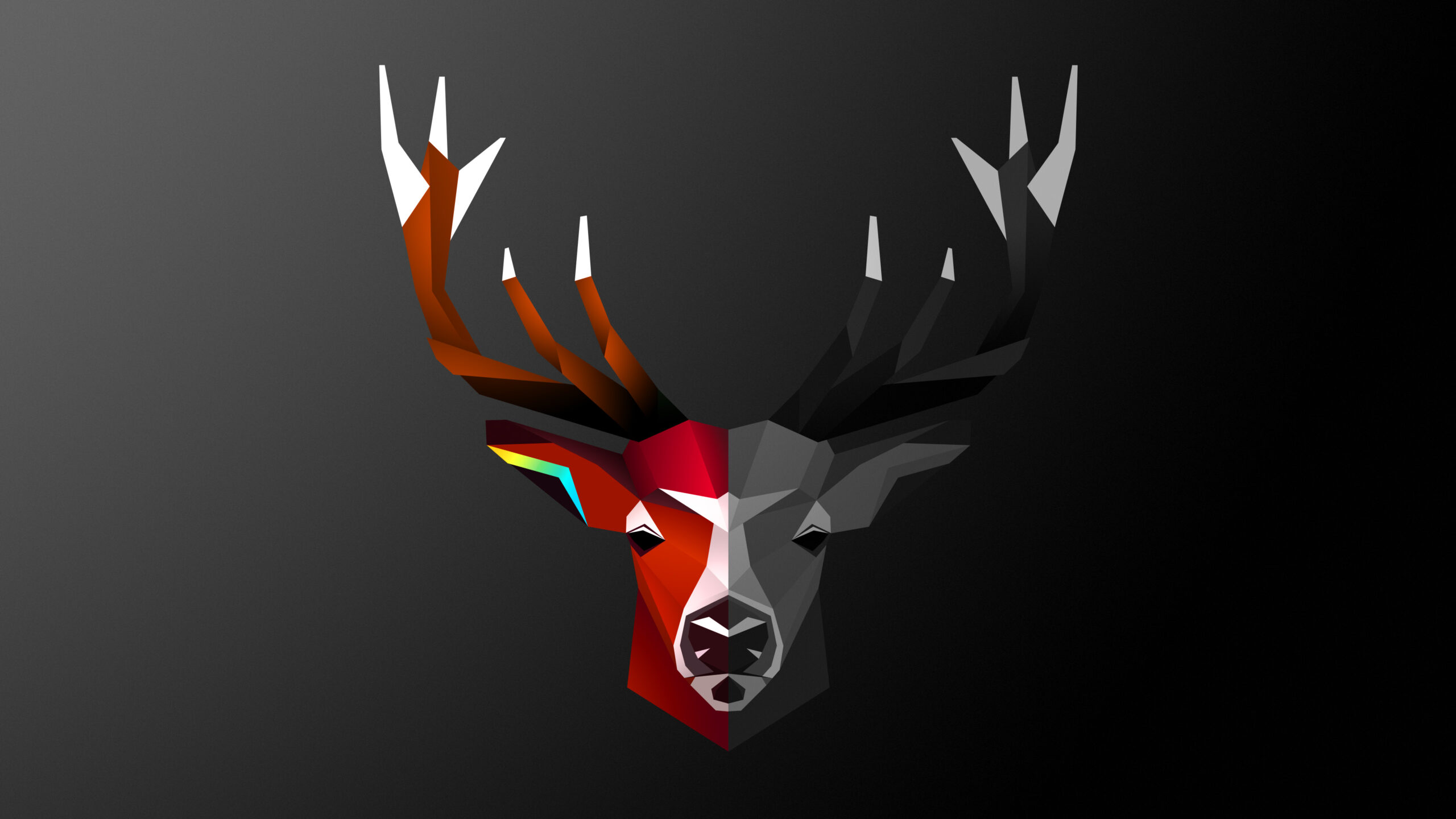 Wallpapers 4k Abstract Deer 4k 4k