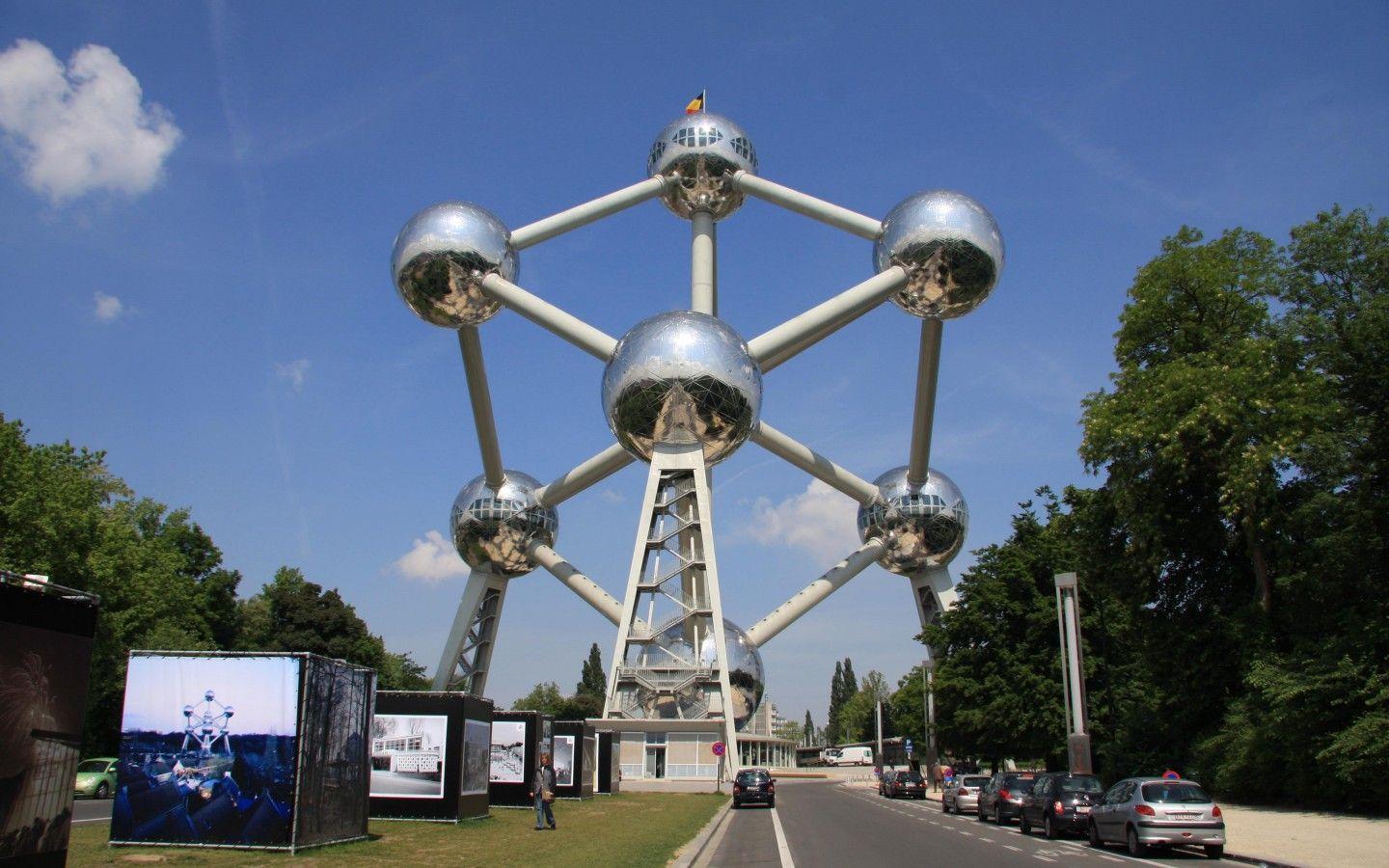 Atomium Building Belgium Wallpapers