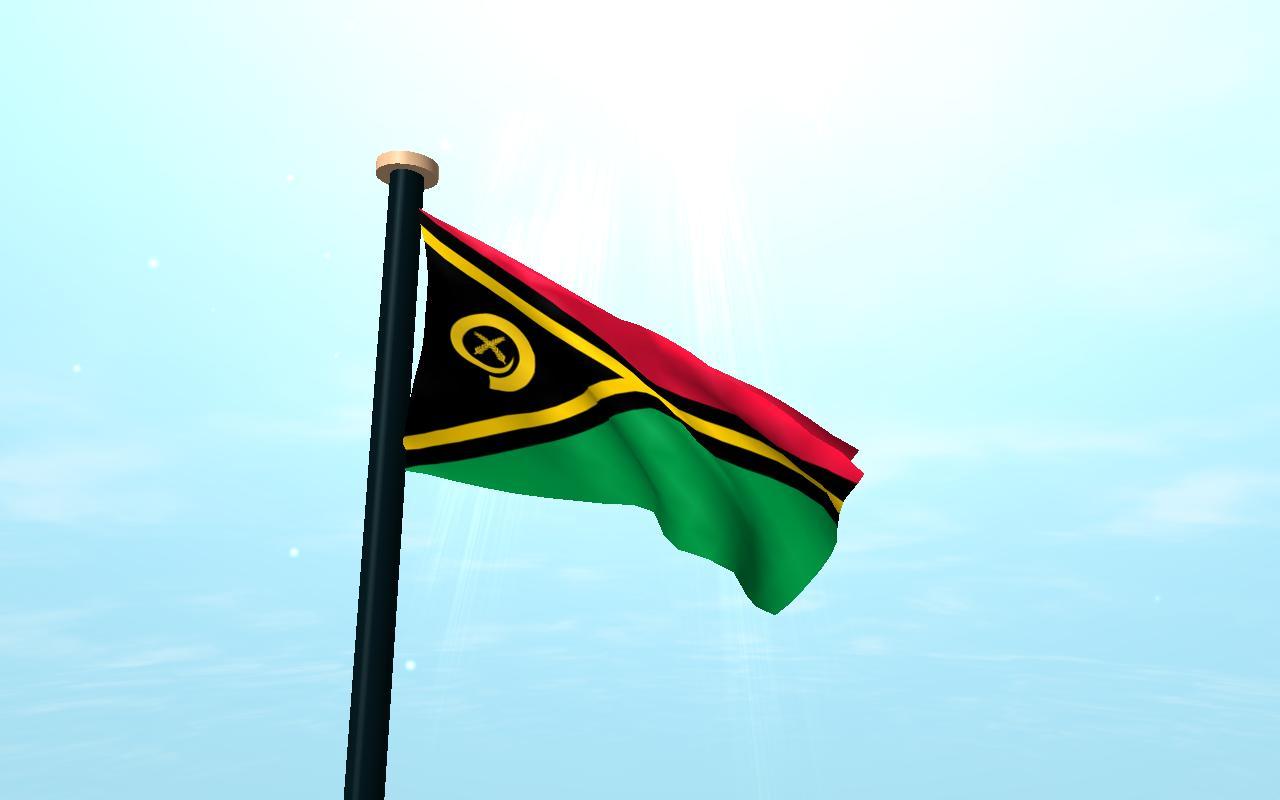 Vanuatu Flag 3D Free Wallpapers for Android