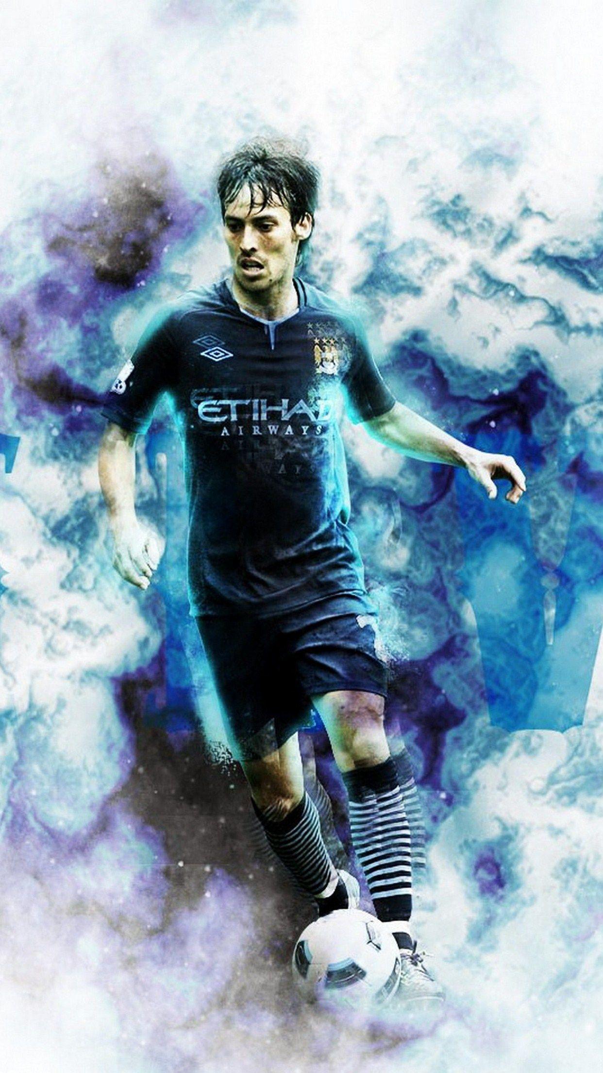 Wallpapers HD iPhone Football David Silva