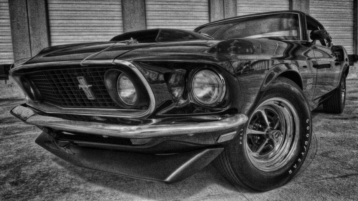 1969 ford mustang boss 429 in HDR by XxAries1970xX