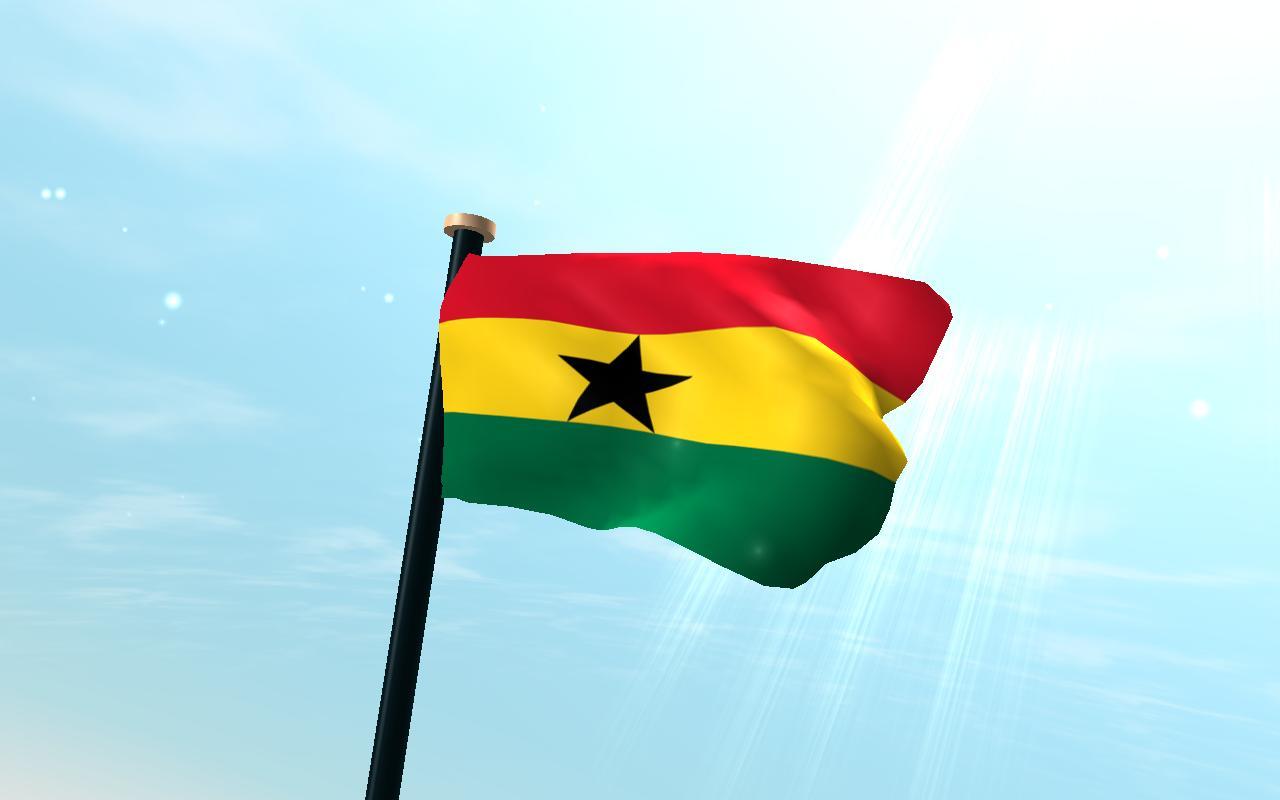 Ghana Flag 3D Free Wallpapers for Android