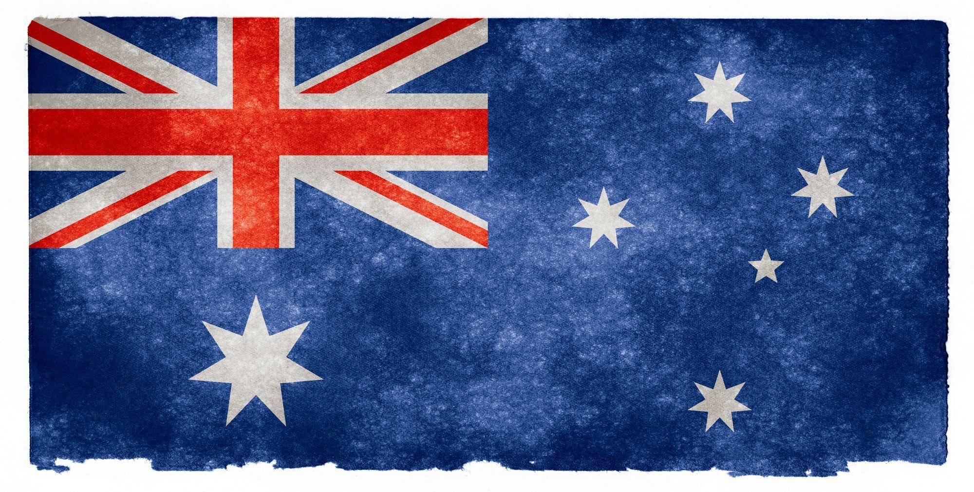 Grunge Australia Flag