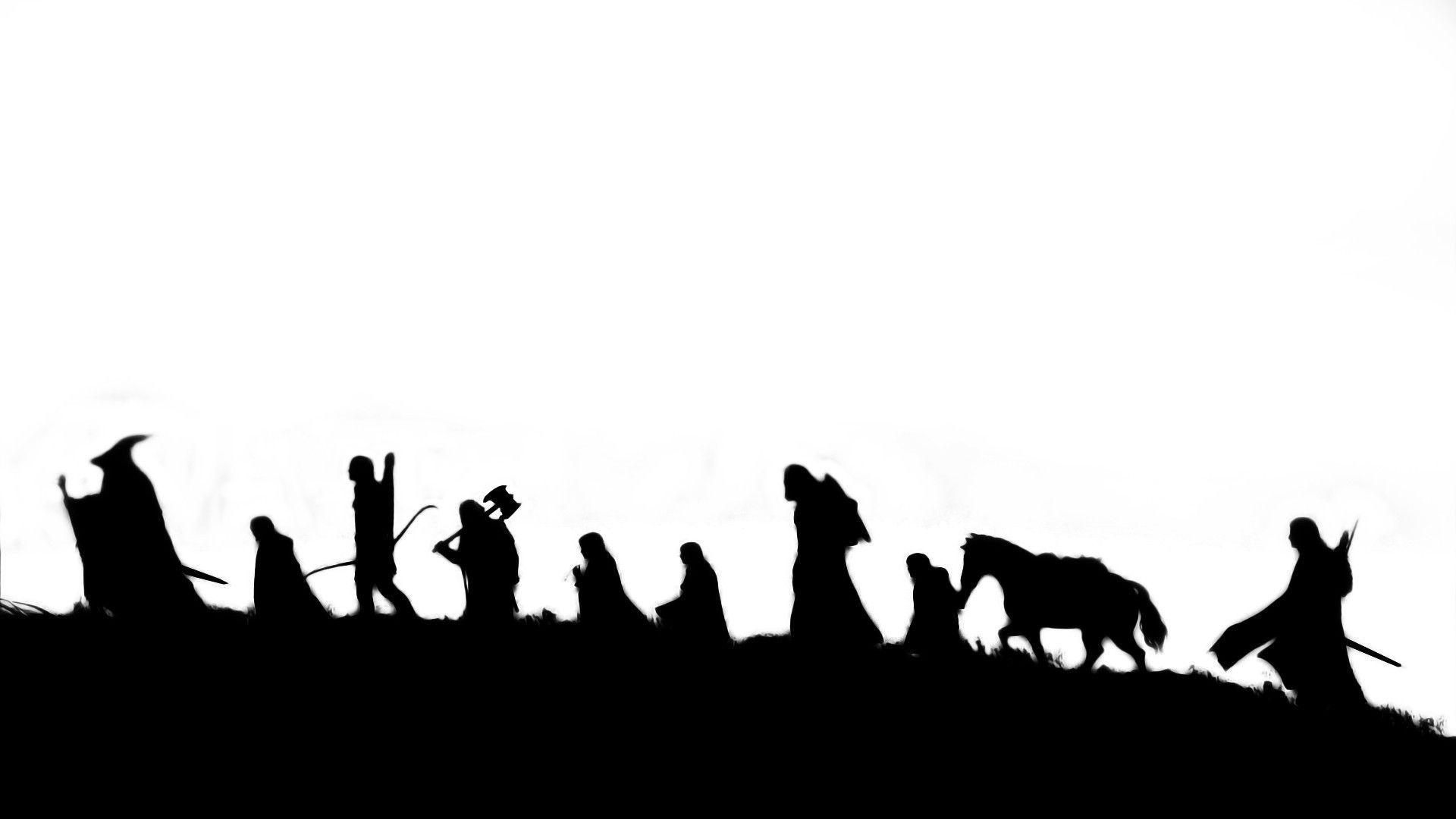 Simple black and white wallpapers [1080p] : lotr