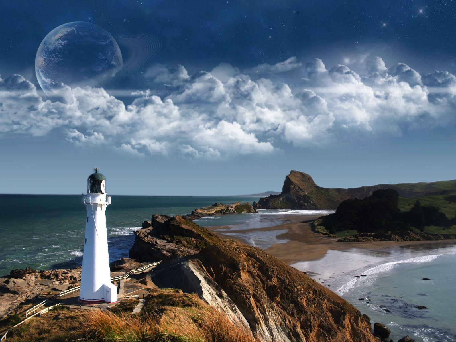 Wallpapers For > Lighthouse Wallpapers Widescreen