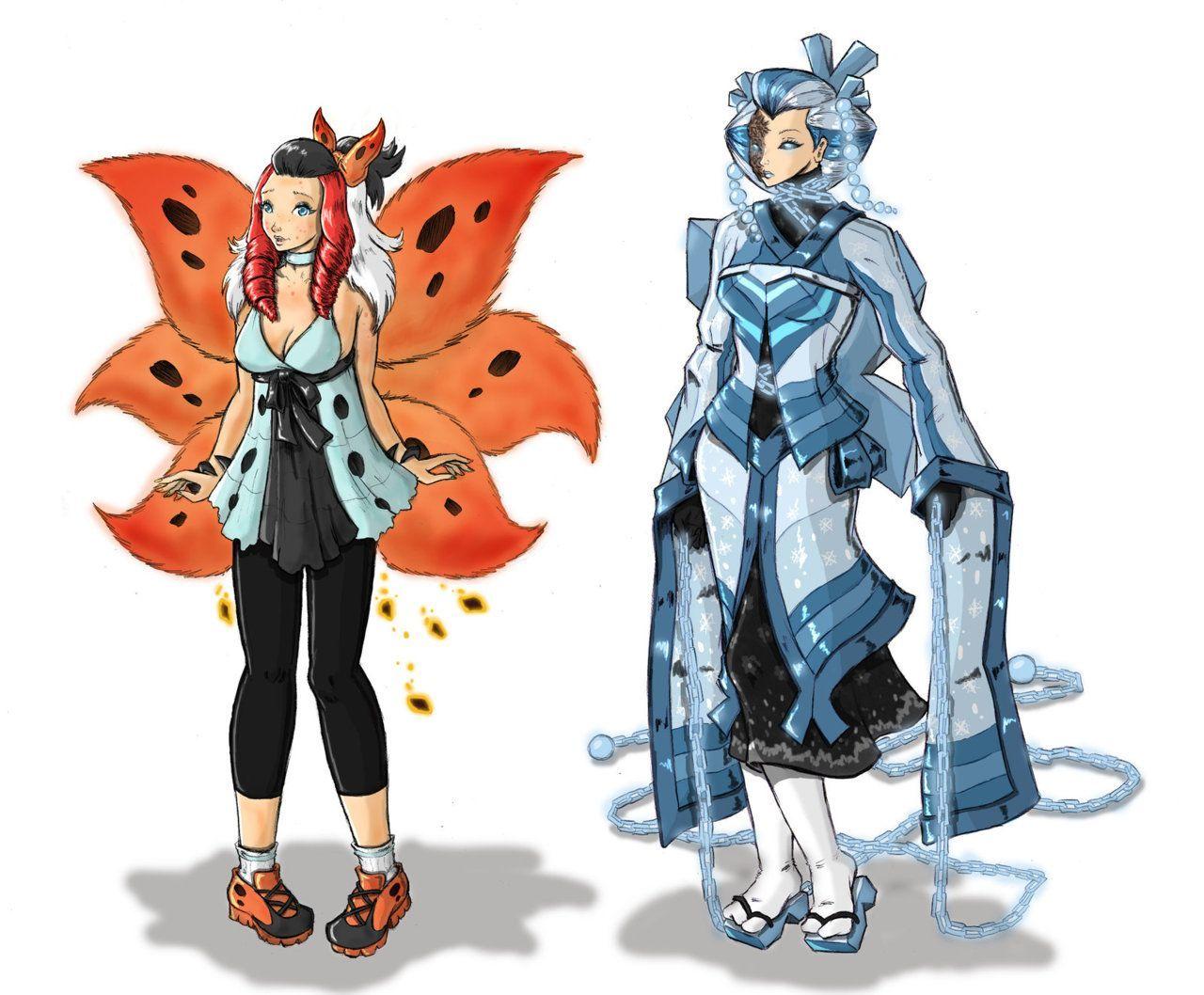 Volcarona and Cryogonal