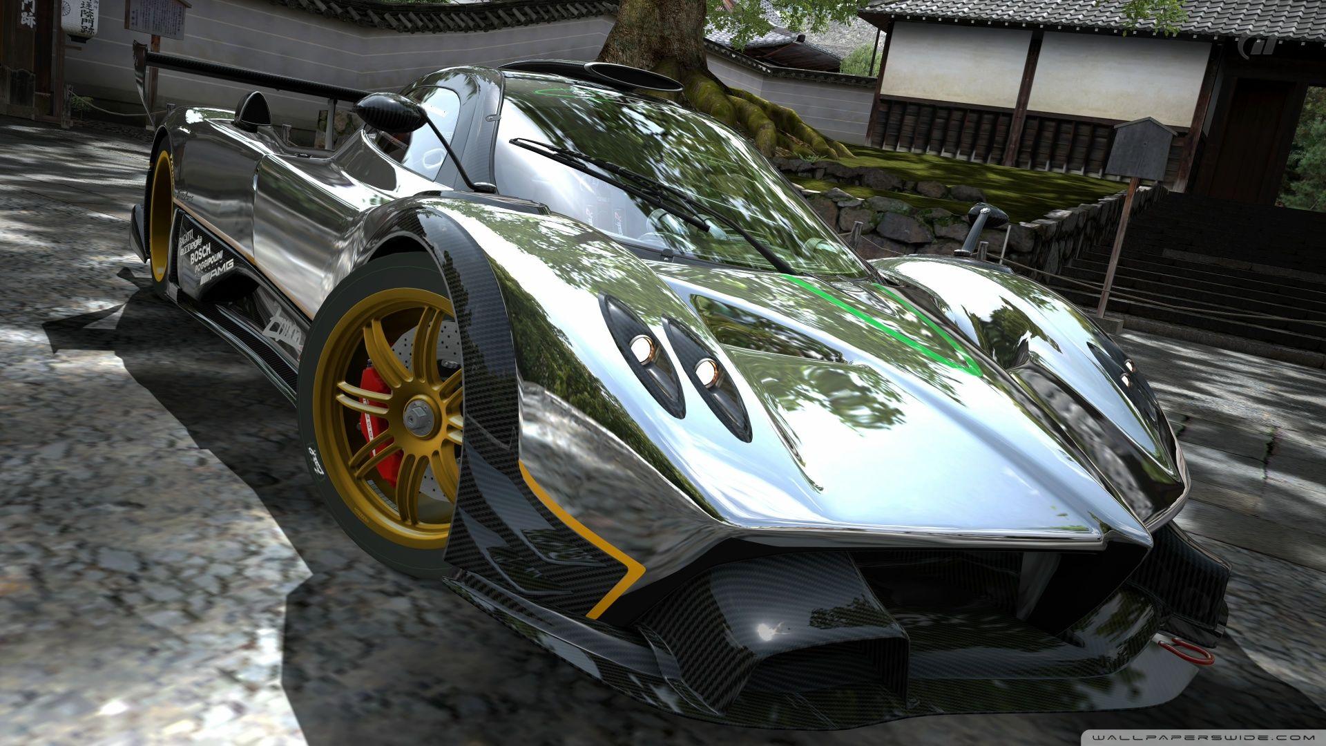 Pagani Zonda R Chrome HD desktop wallpapers : Widescreen : High