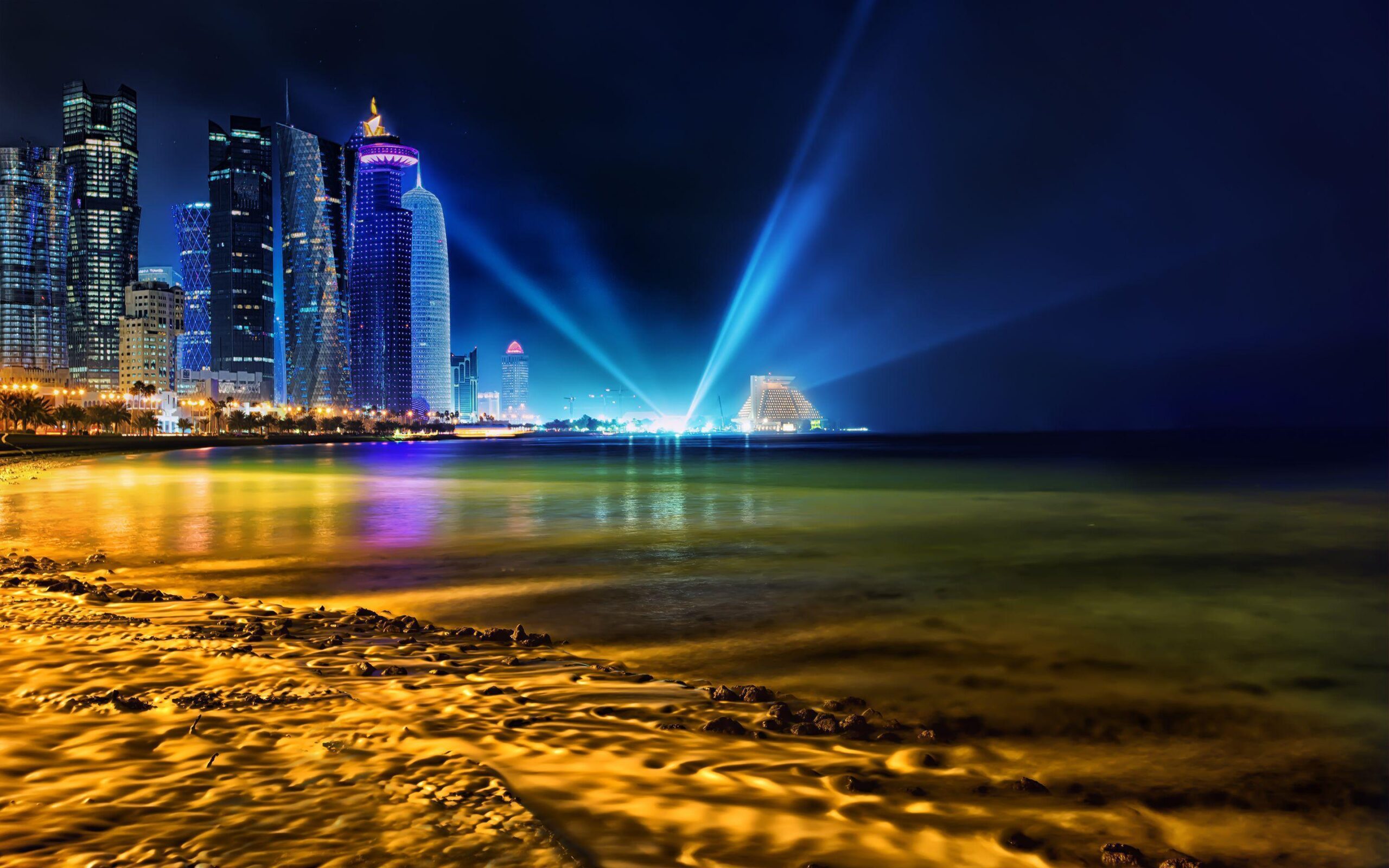 Doha Qatar Skyline Wallpapers