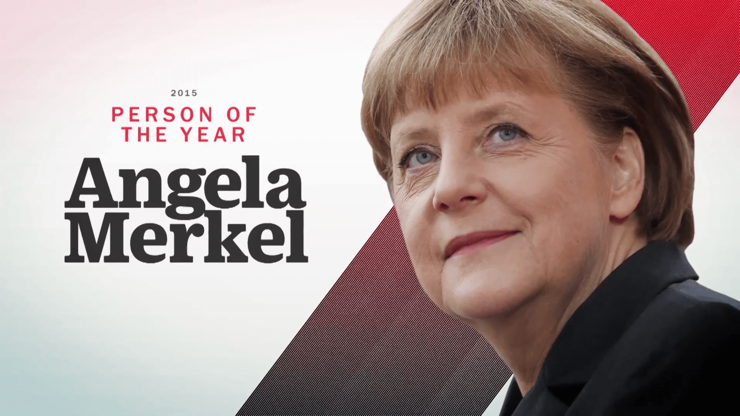 Angela Merkel Named TIME Person of the Year