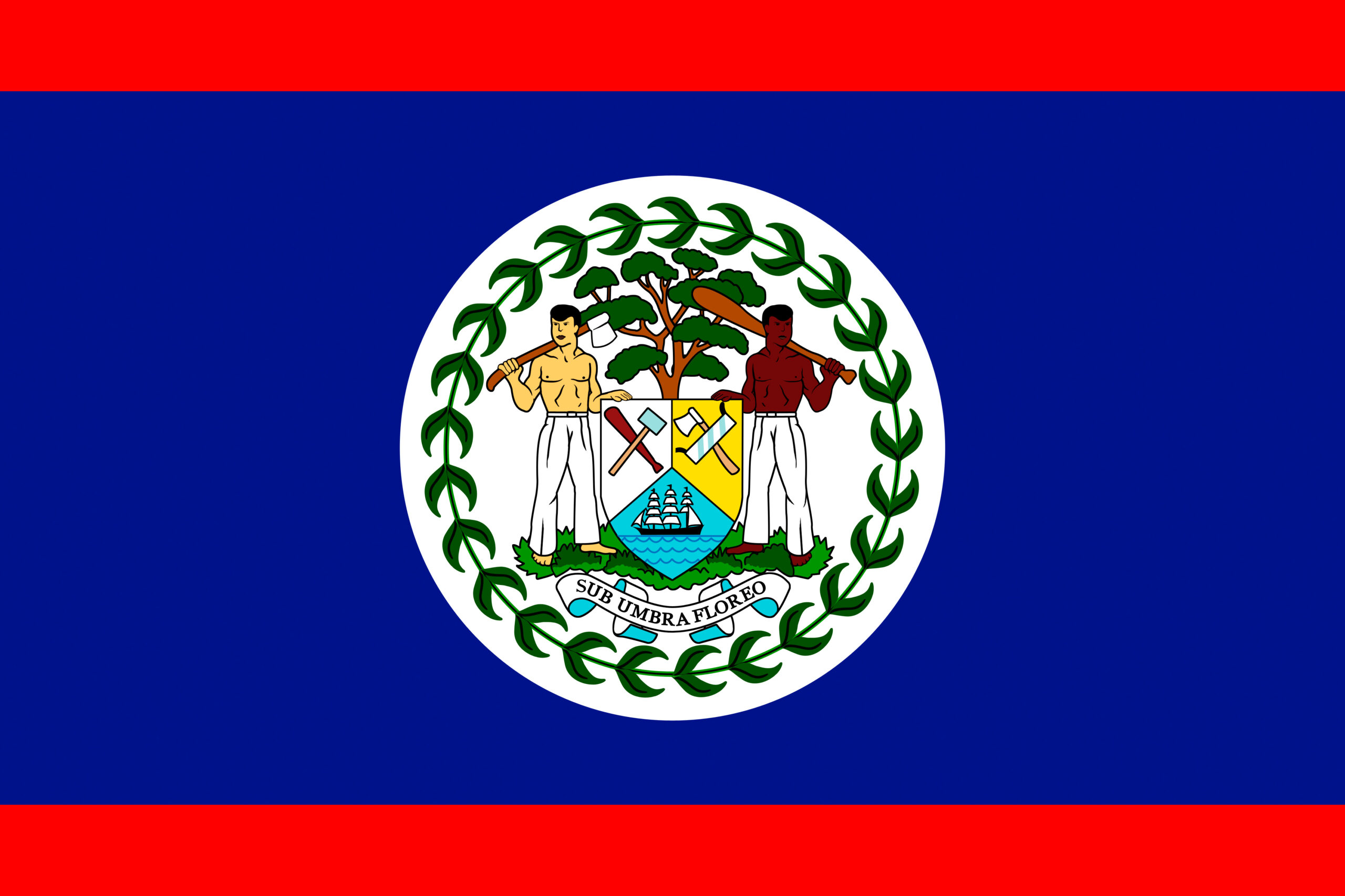 Belize Flag HD Wallpaper, Backgrounds Image
