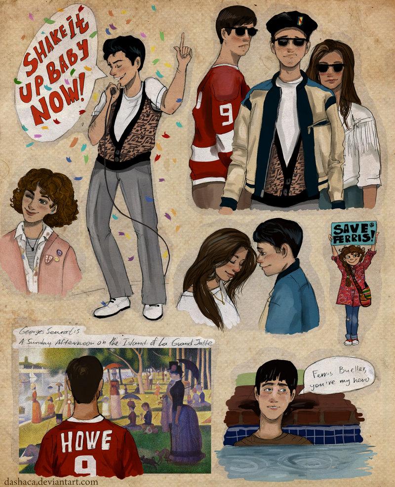 Ferris Bueller paintings