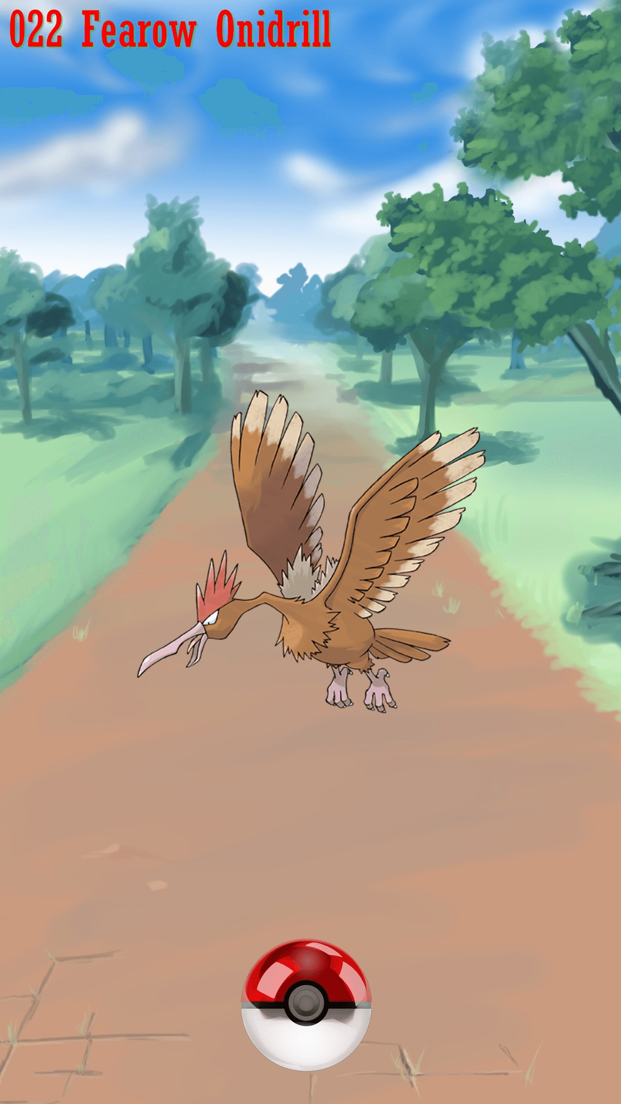 022 Street Pokeball Fearow Onidrill