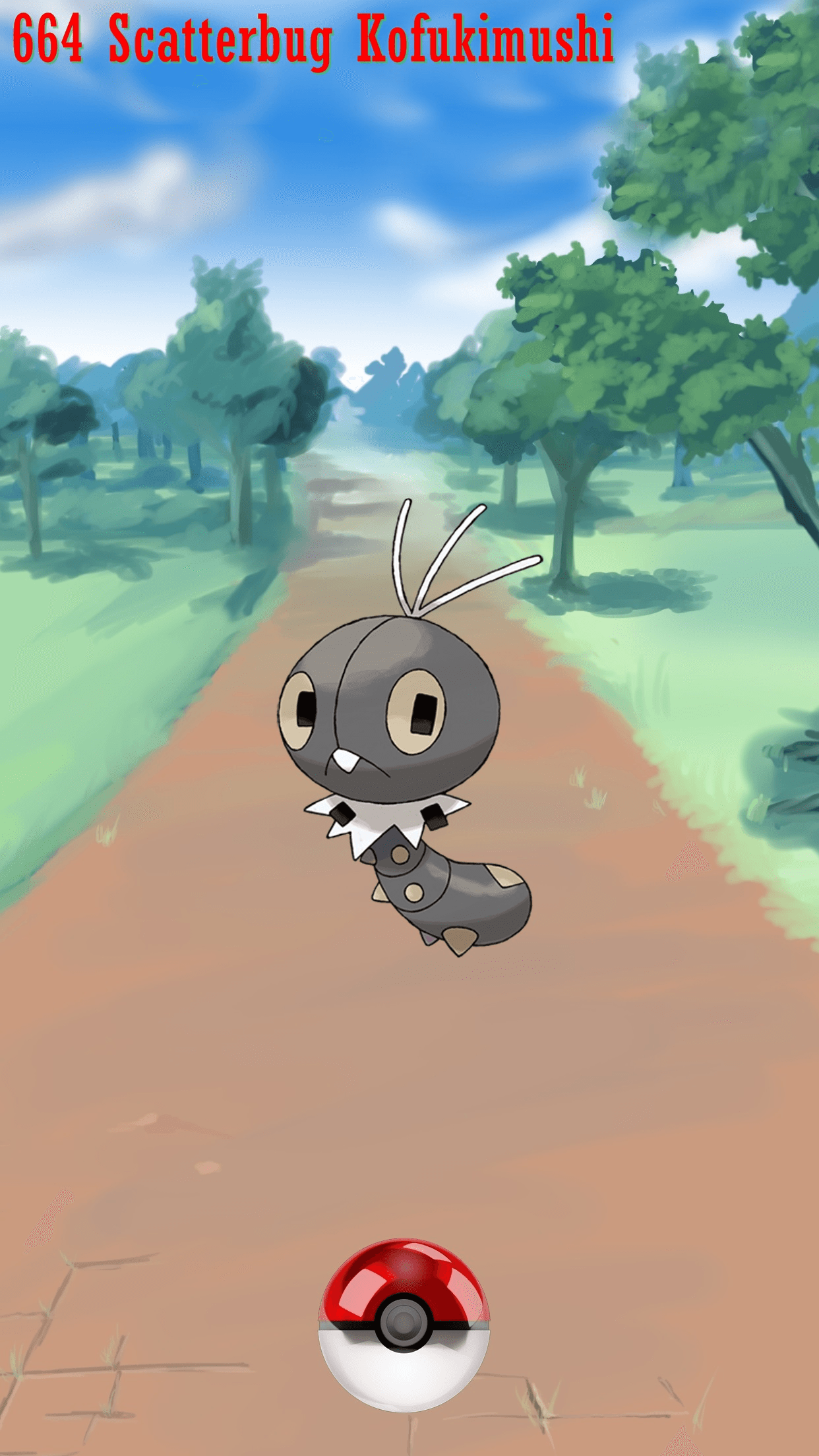 664 Street Pokeball Scatterbug Kofukimushi