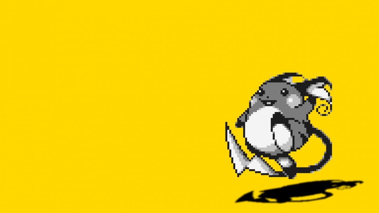 Pokemon yellow Raichu simple backgrounds wallpapers