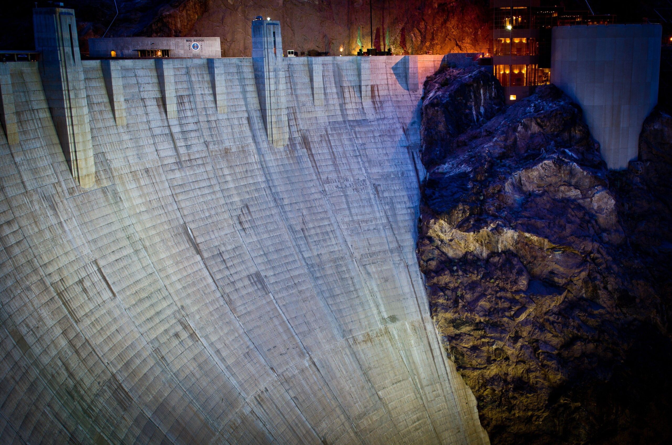 nature, Architecture, Rock, Dam, Concrete, Hoover Dam, Nevada