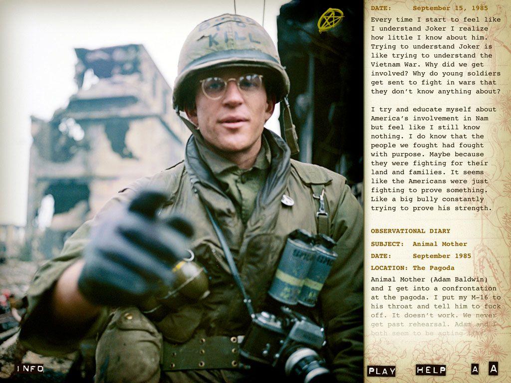 full metal jacket diary app and audiobook