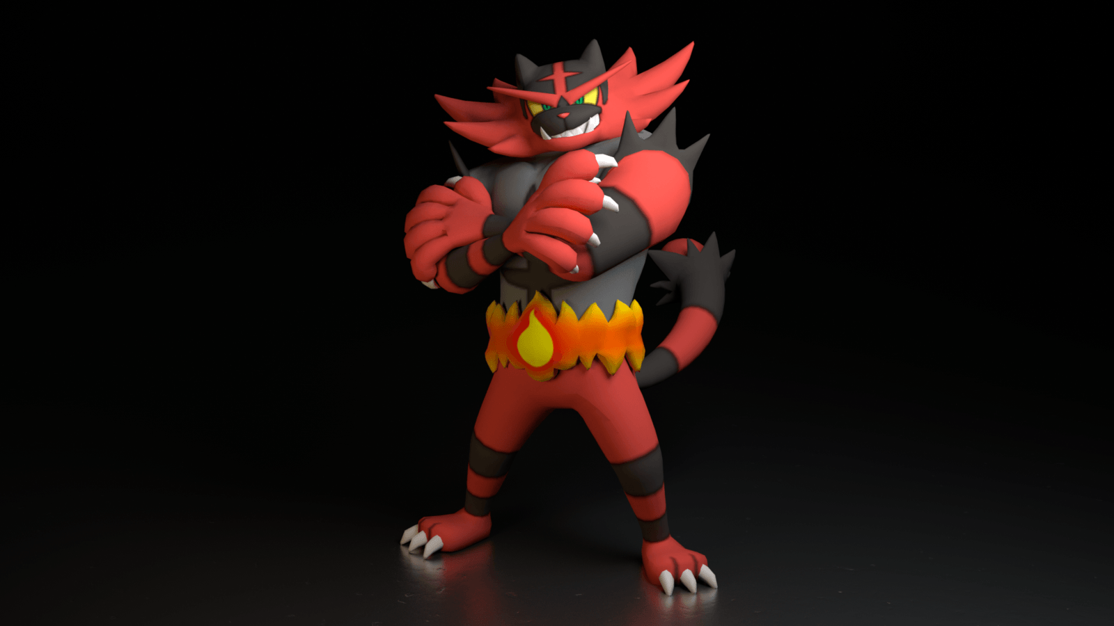 727. Incineroar by TheAdorableOshawott