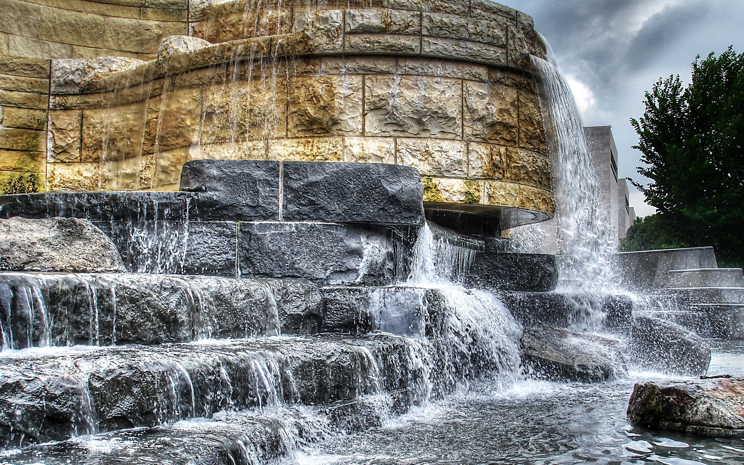 Outside the Smithsonian Amerindian Museum widescreen wallpapers