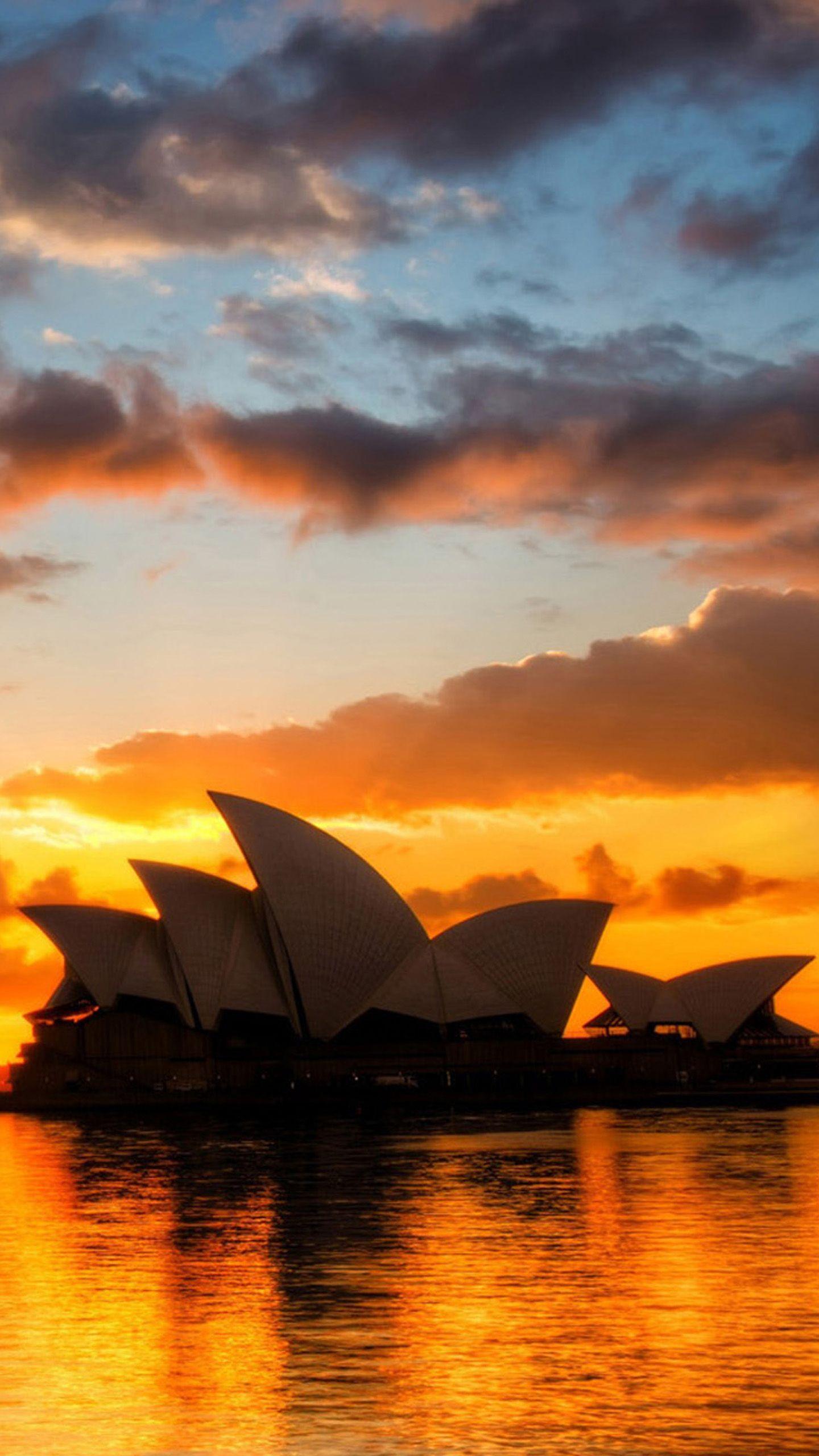 Australia Sydney City sunset Galaxy S6 Wallpapers