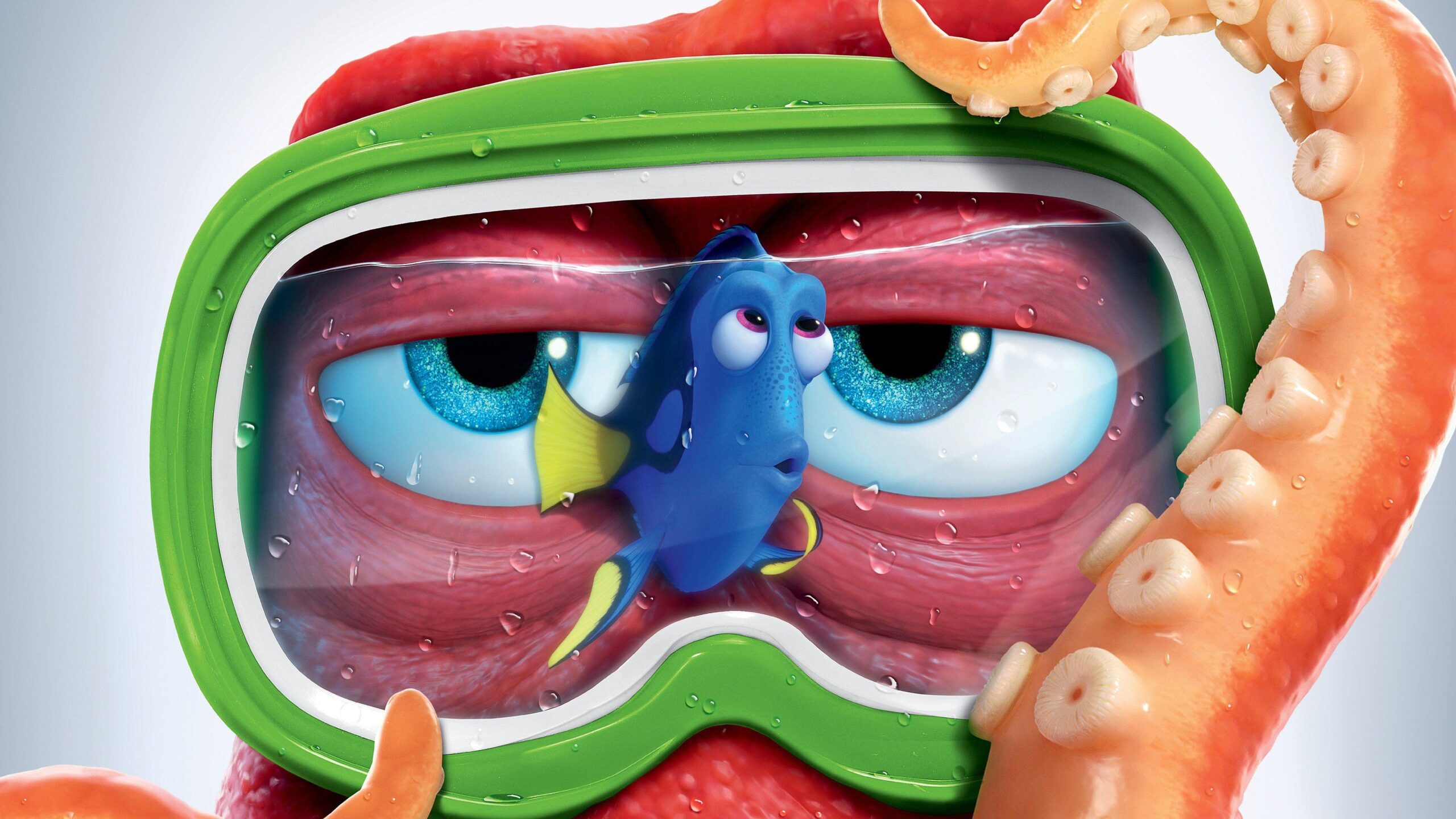 Wallpapers Finding Dory, Hank, Octopus, Dory, Animation, Movies,