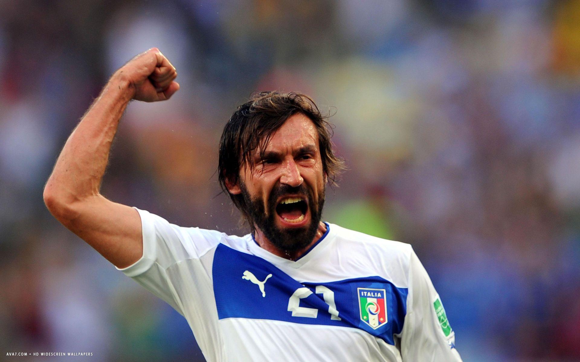 andrea pirlo football player hd widescreen wallpapers / football