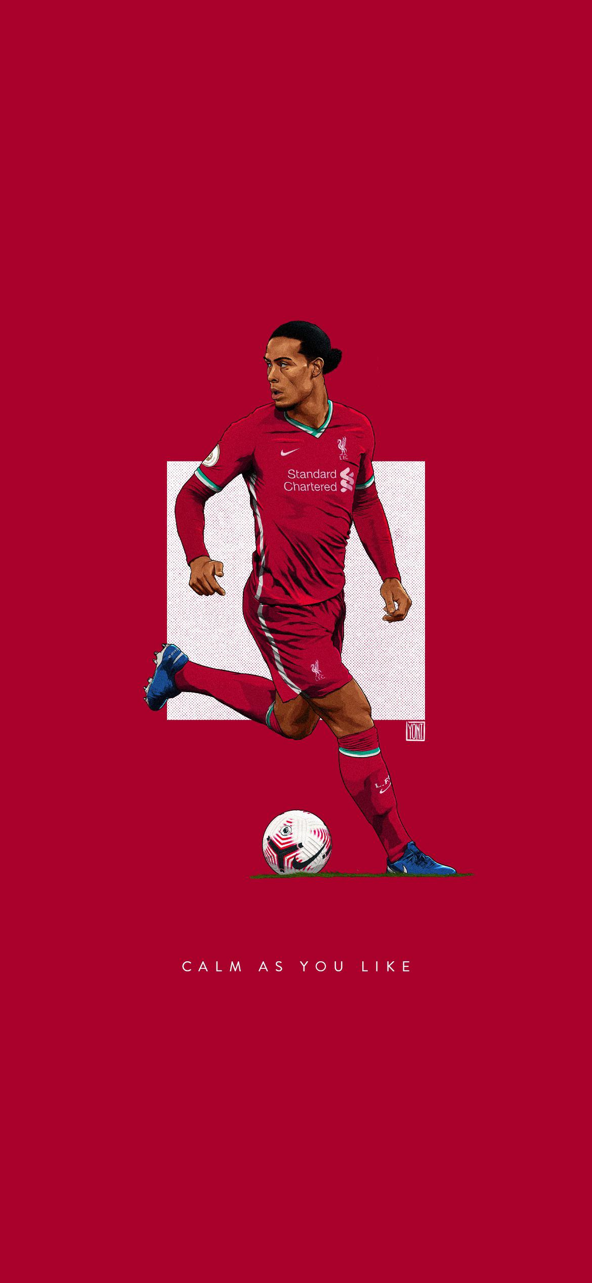 Virgil Van Dijk wallpapers to celebrate 3 years of the big man.: LiverpoolFC