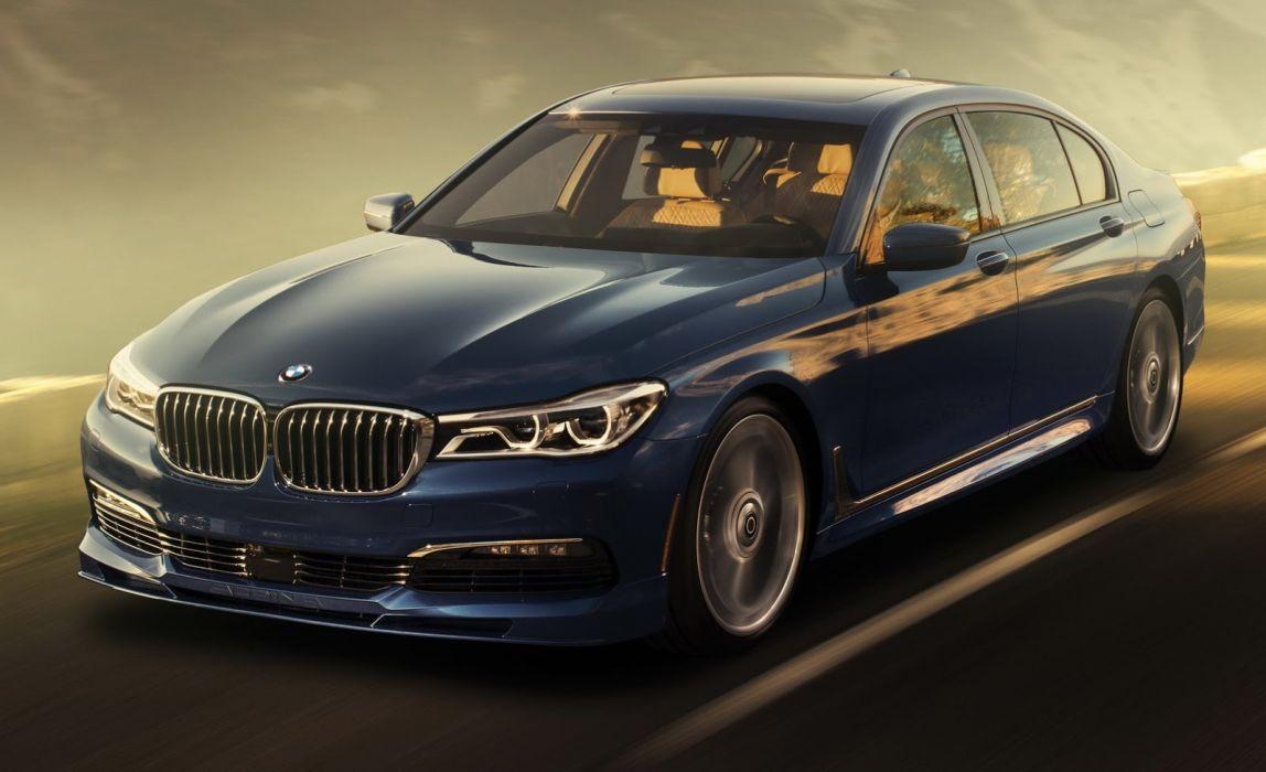 BMW Alpina B7 xDrive cars sedan blue modified wallpapers