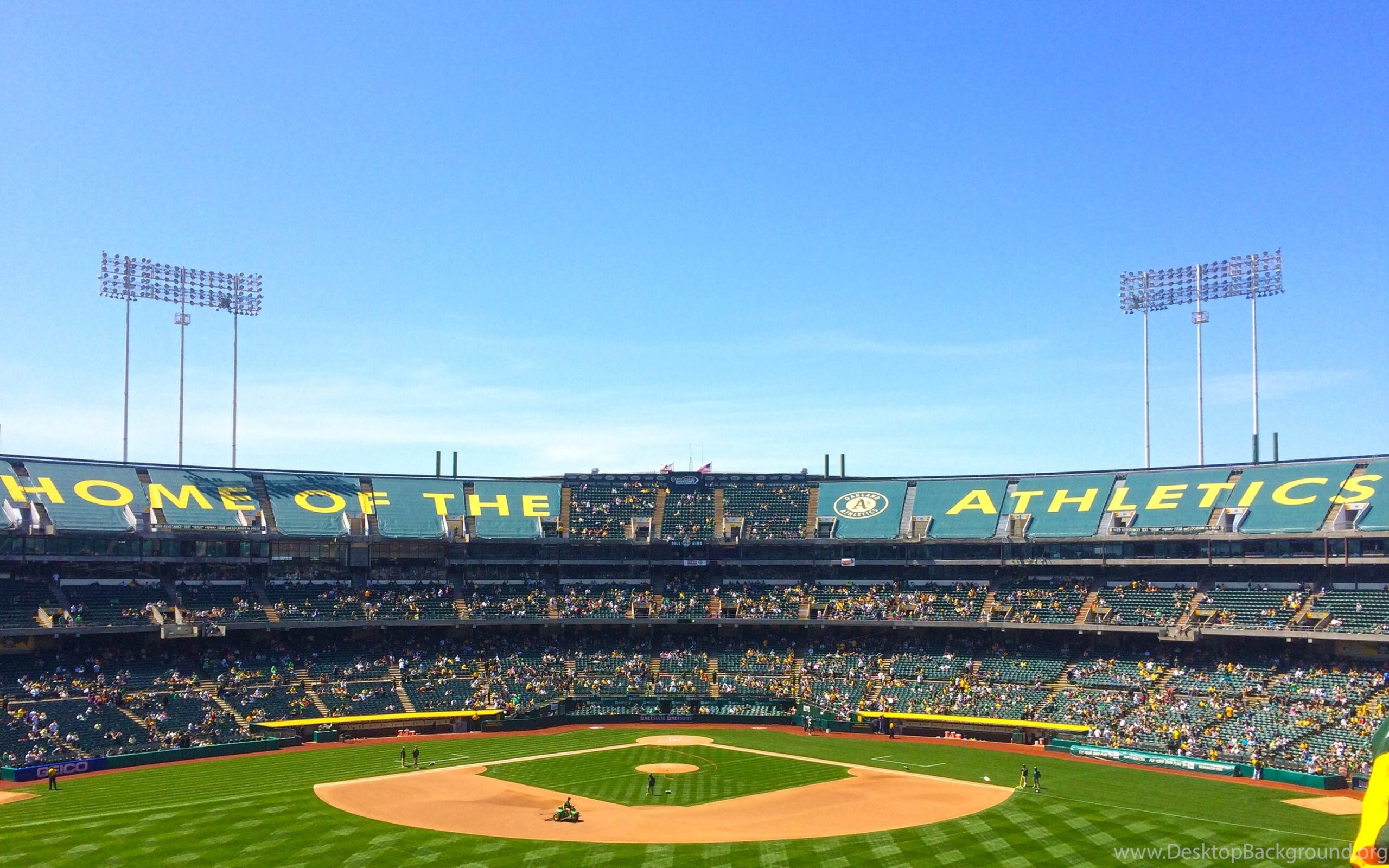 Oakland Athletics Ballpark Wallpapers Desktop Backgrounds