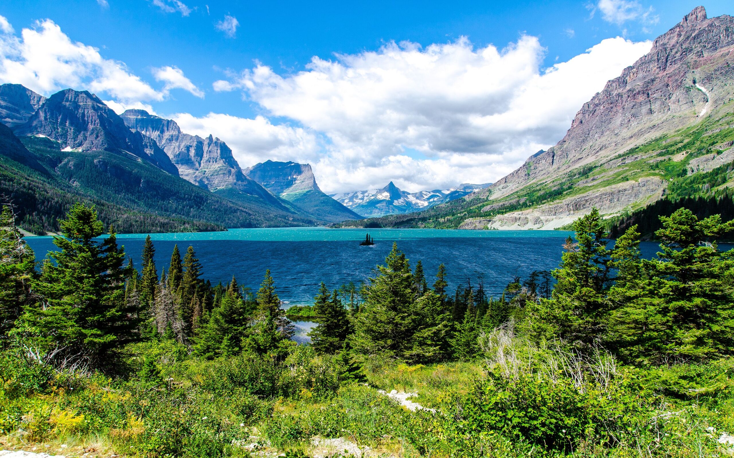 Saint Mary Lake Glacier National Park Wallpapers