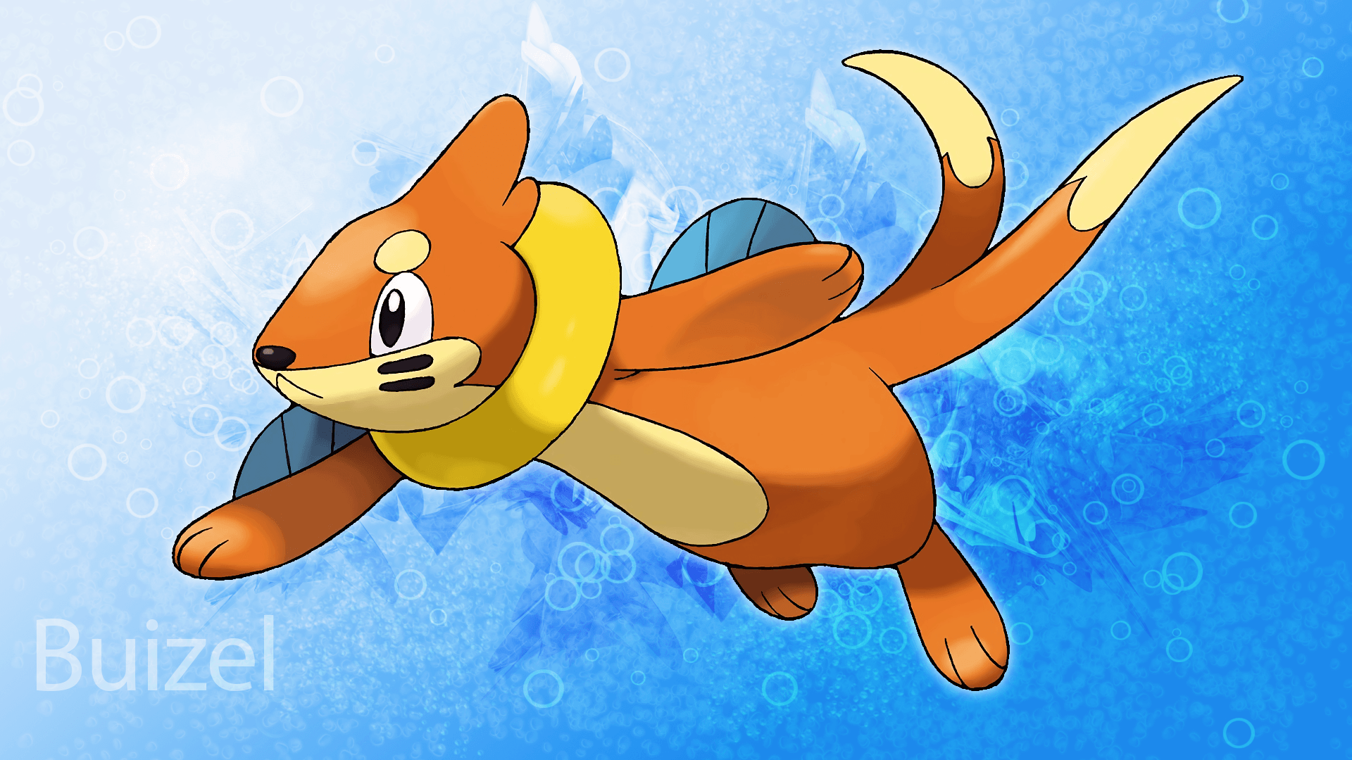 Buizel Desktop Backgrounds V2 by KirkButler